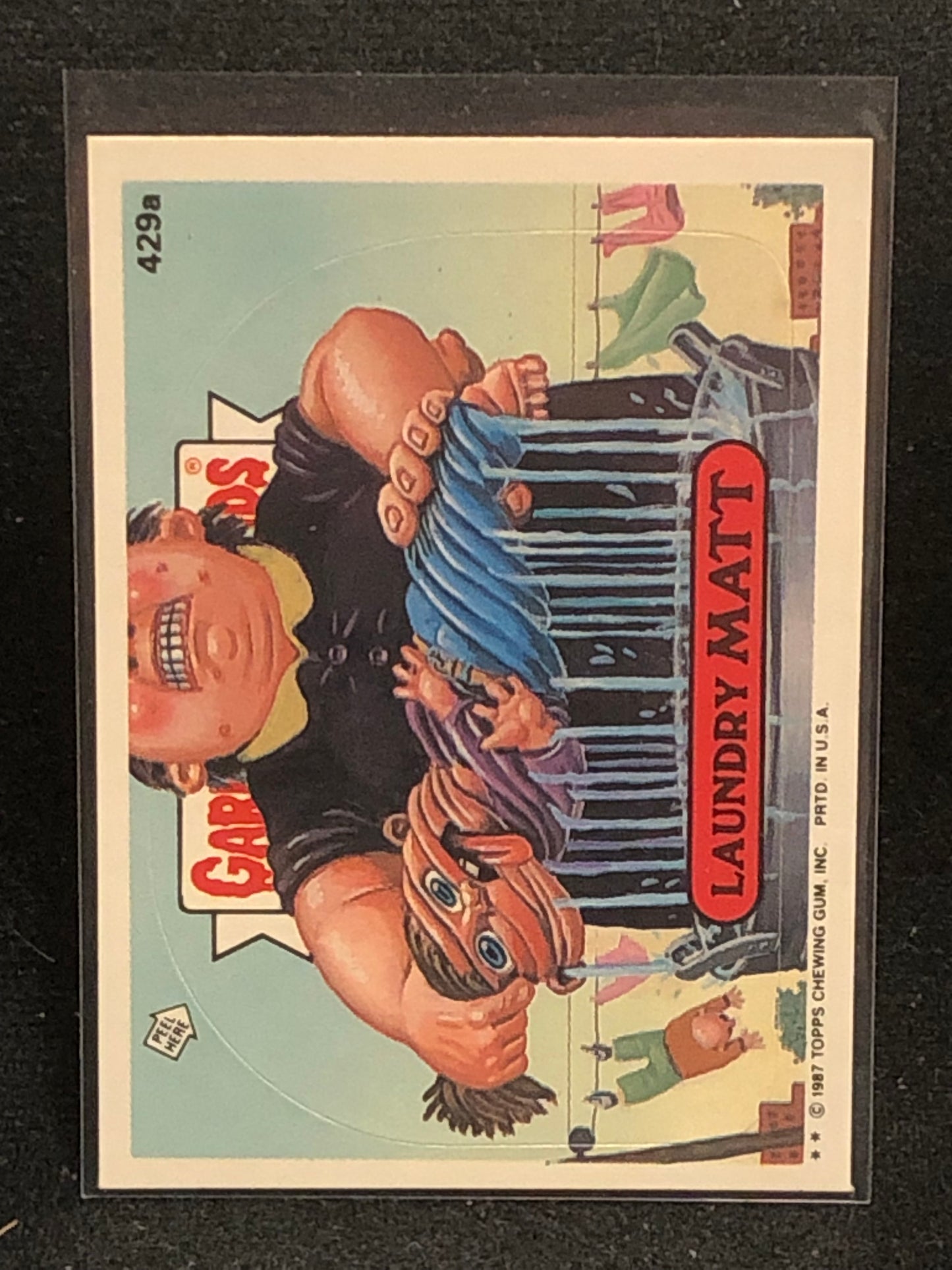 Garbage Pail Kids Original Series 11 (os11) 429a Laundry Matt