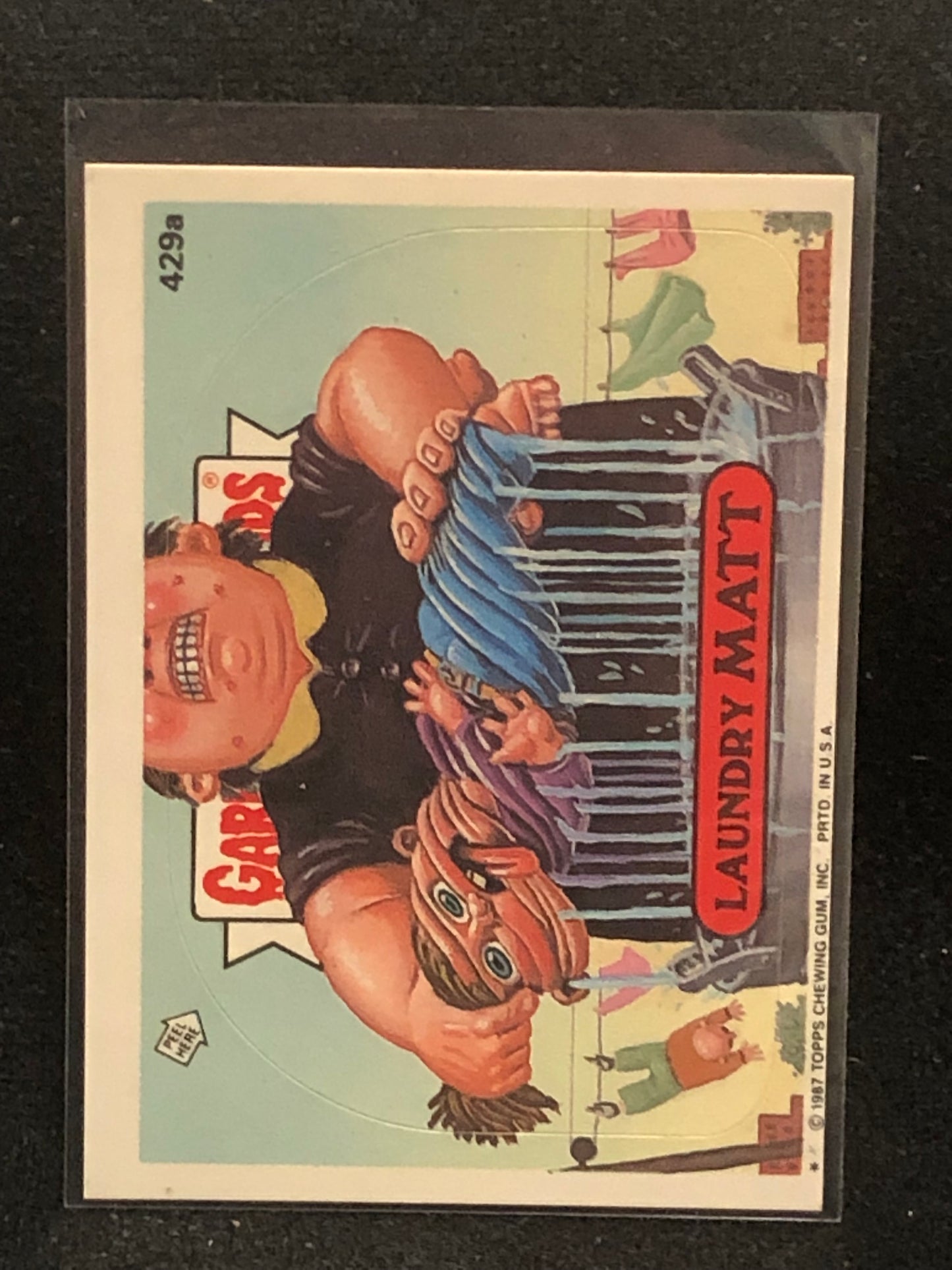 Garbage Pail Kids Original Series 11 (os11) 429a Laundry Matt