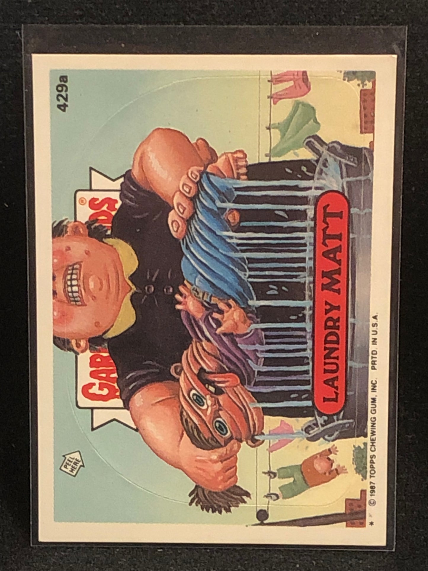 Garbage Pail Kids Original Series 11 (os11) 429a Laundry Matt