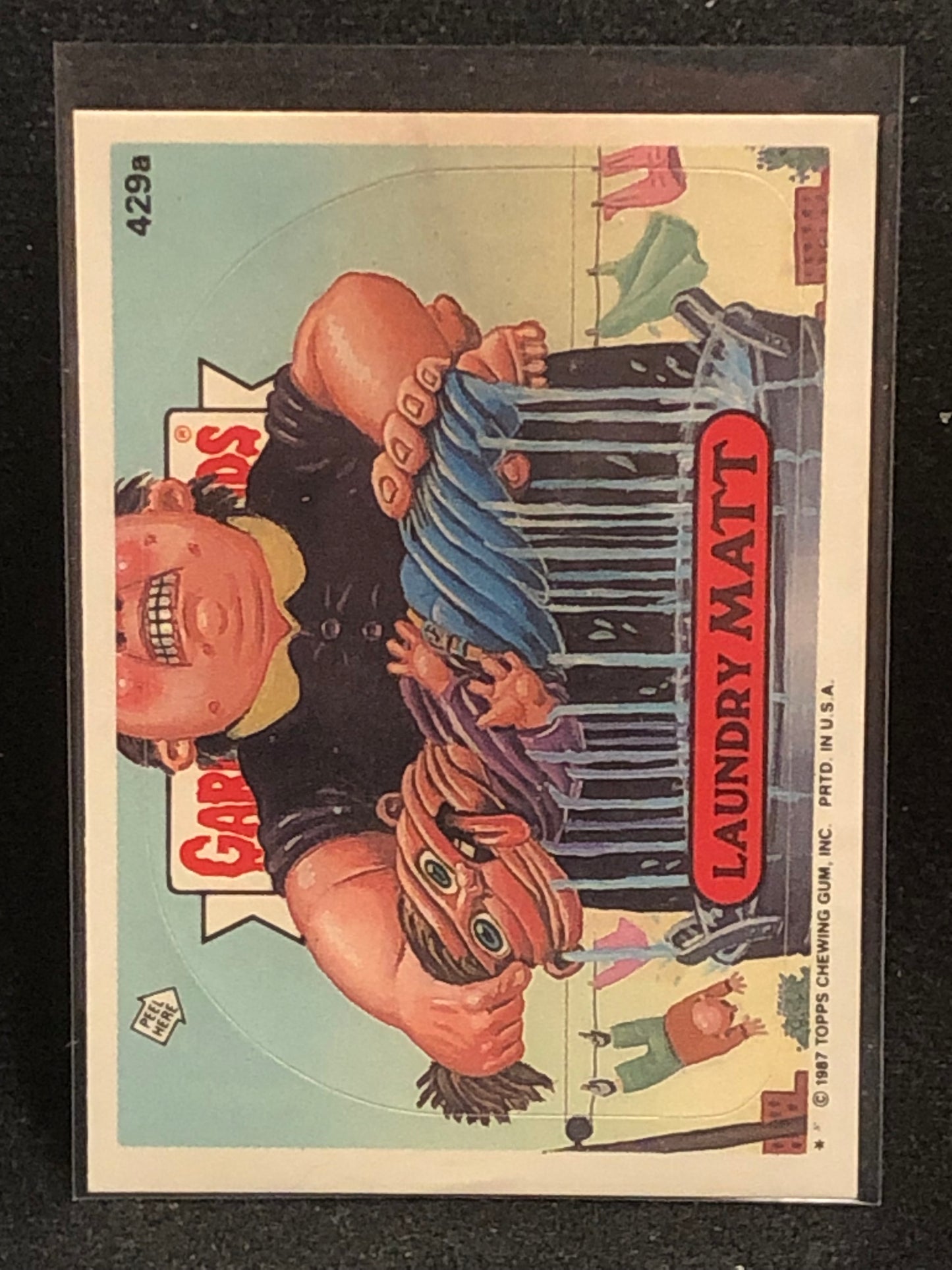 Garbage Pail Kids Original Series 11 (os11) 429a Laundry Matt