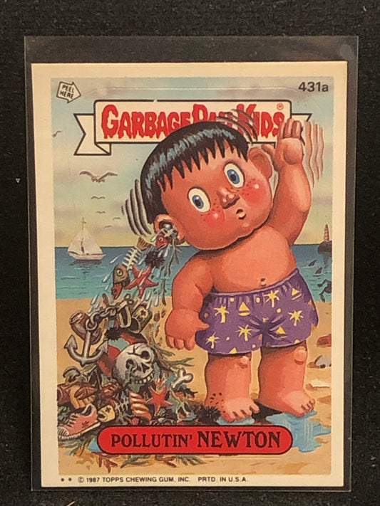 Garbage Pail Kids Original Series 11 (os11) 431a Pollutin Newton