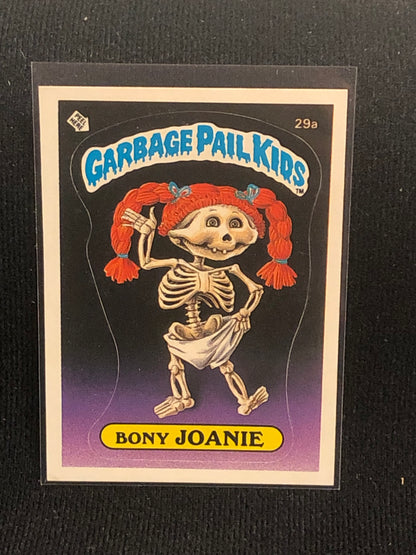 Garbage Pail Kids Original Series 1 (os1) 29a Bony Joanie