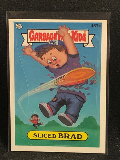 Garbage Pail Kids Original Series 11 (os11) 437a Sliced Brad