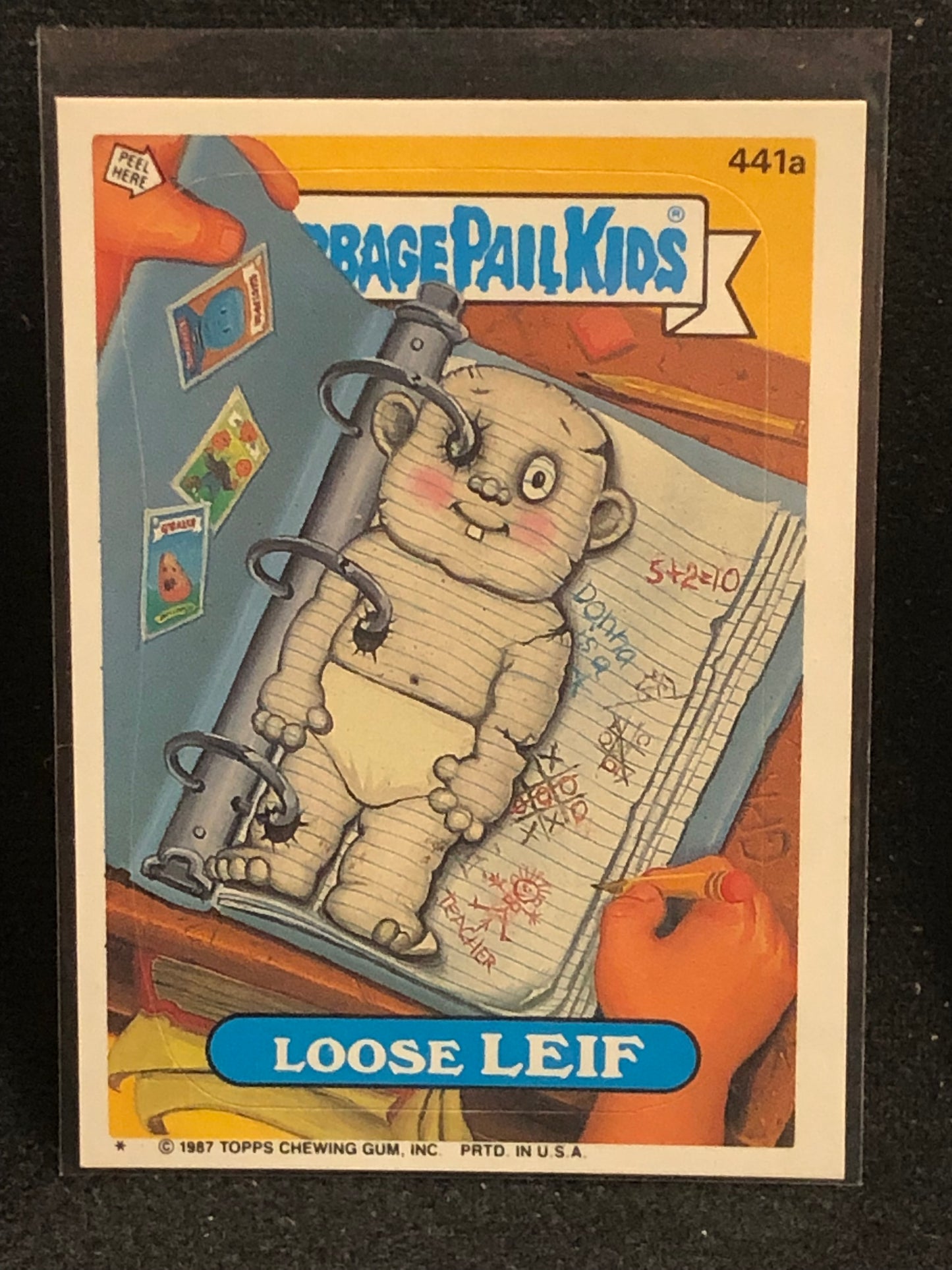 Garbage Pail Kids Original Series 11 (os11) 441a Loose Leif