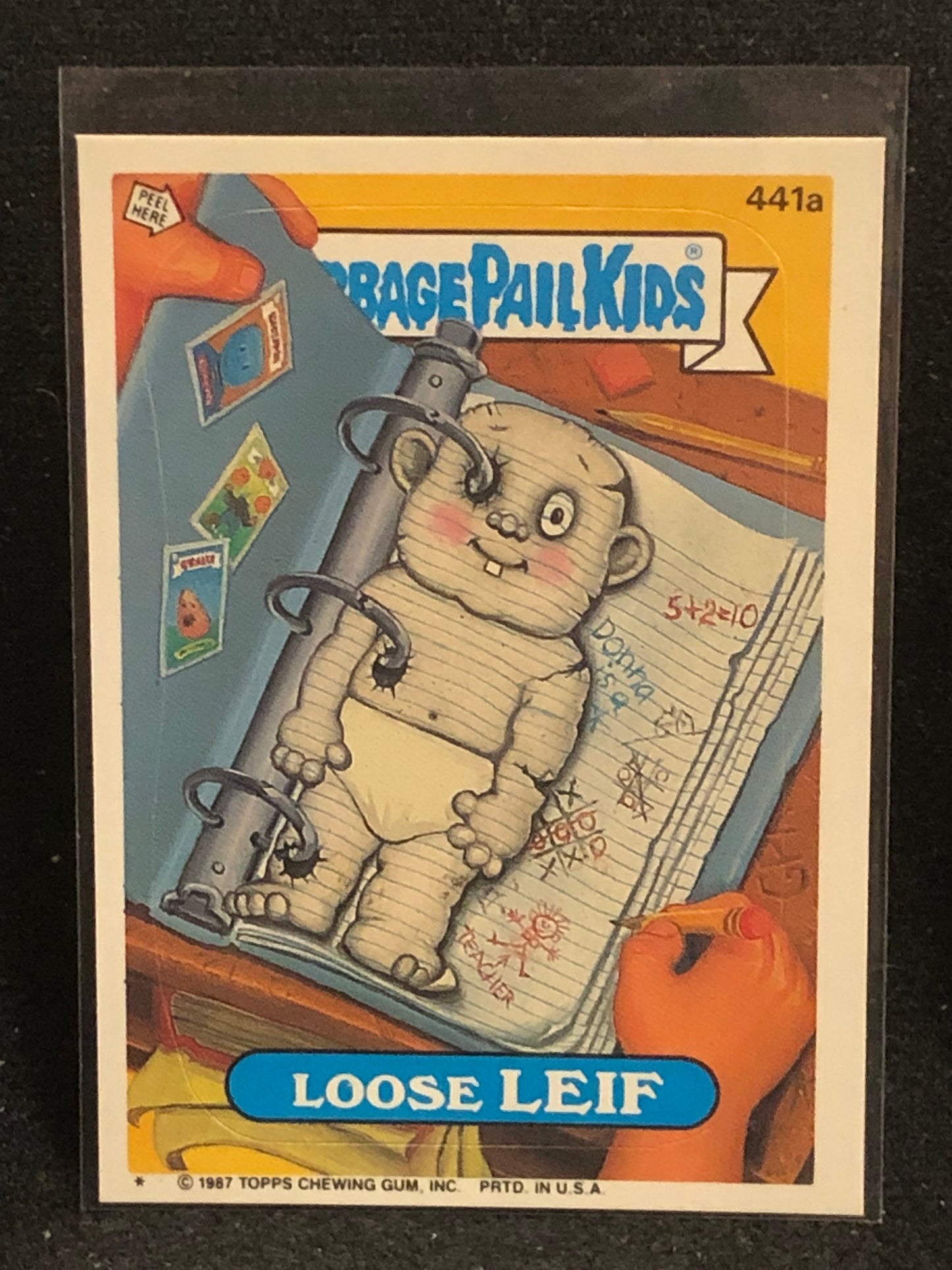 Garbage Pail Kids Original Series 11 (os11) 441a Loose Leif