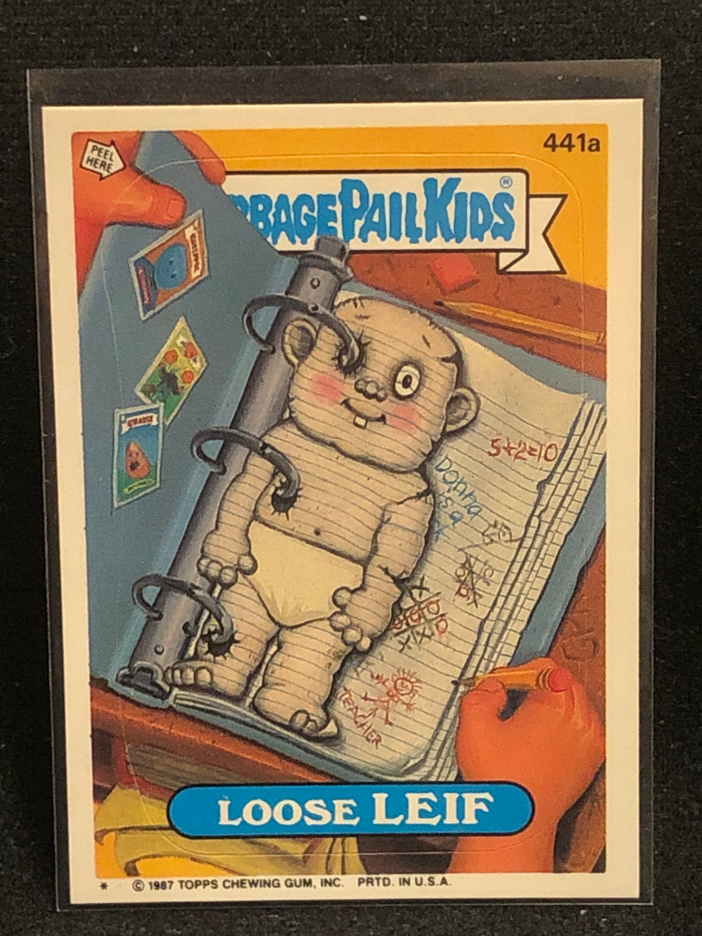 Garbage Pail Kids Original Series 11 (os11) 441a Loose Leif
