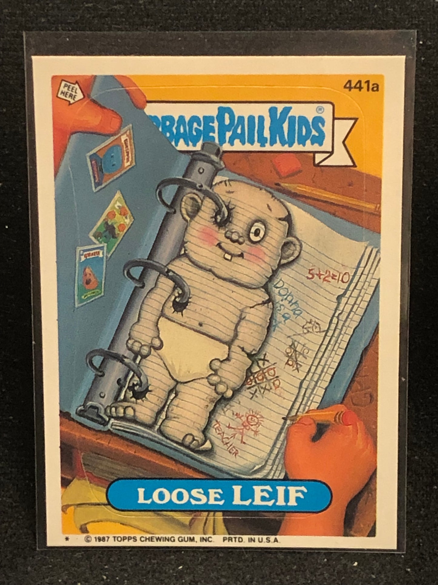 Garbage Pail Kids Original Series 11 (os11) 441a Loose Leif