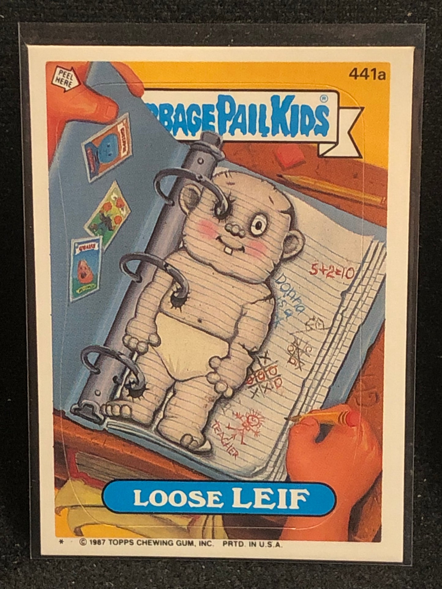 Garbage Pail Kids Original Series 11 (os11) 441a Loose Leif