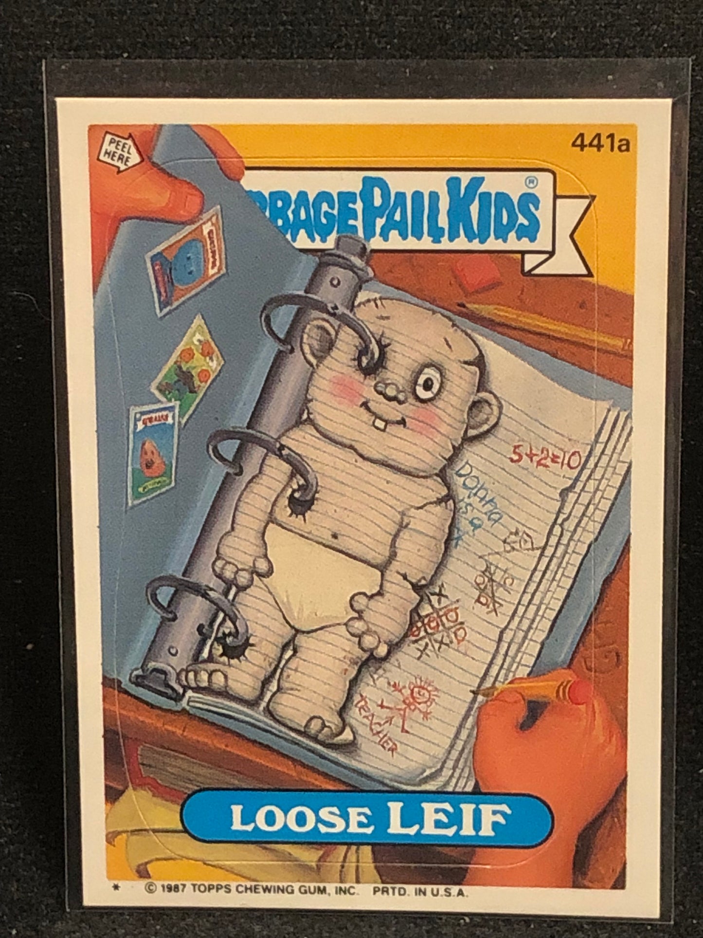 Garbage Pail Kids Original Series 11 (os11) 441a Loose Leif