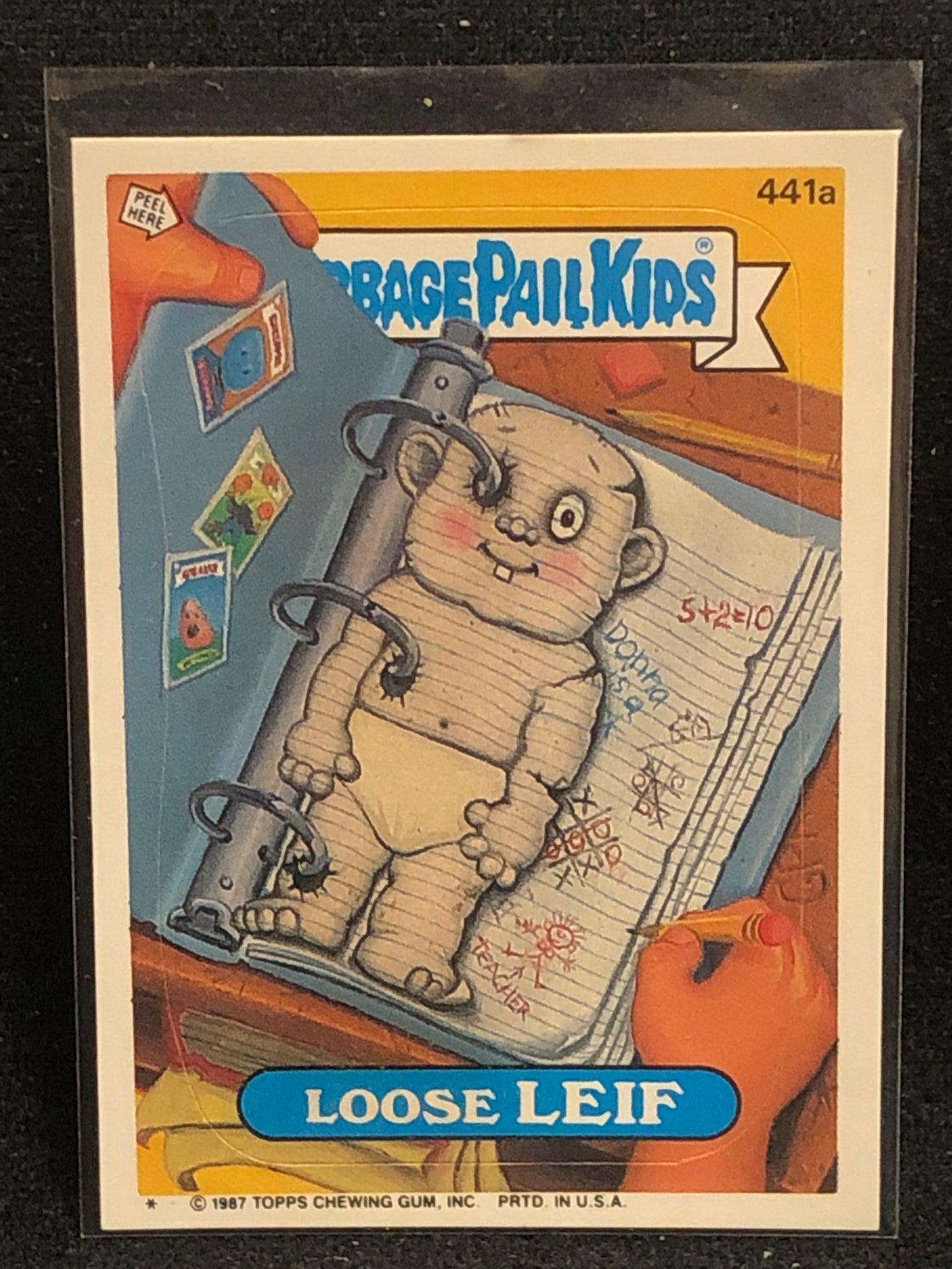Garbage Pail Kids Original Series 11 (os11) 441a Loose Leif