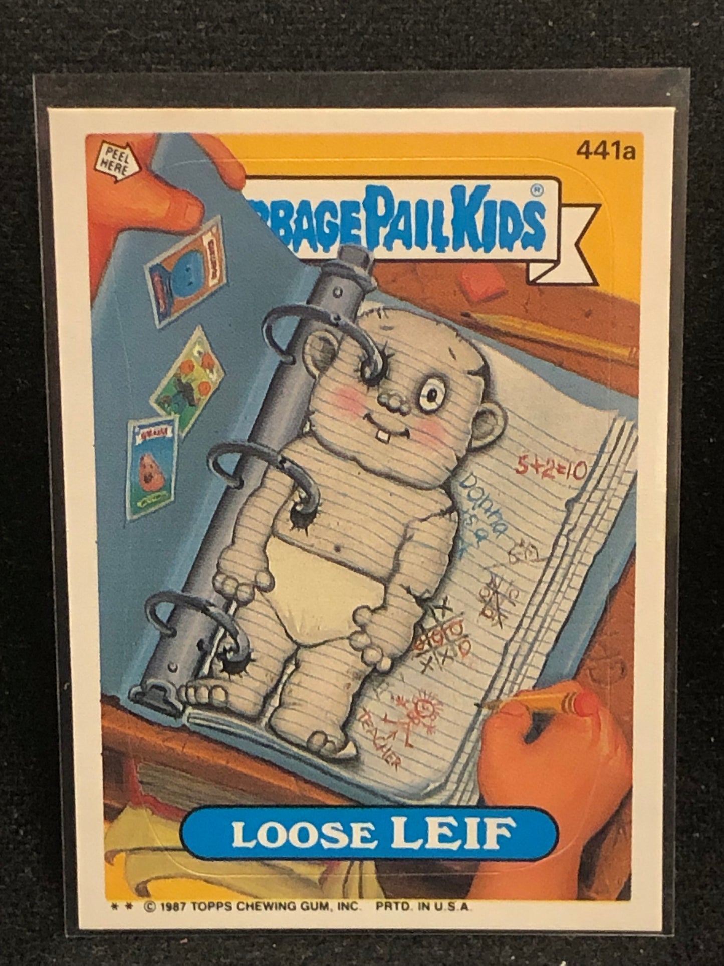 Garbage Pail Kids Original Series 11 (os11) 441a Loose Leif