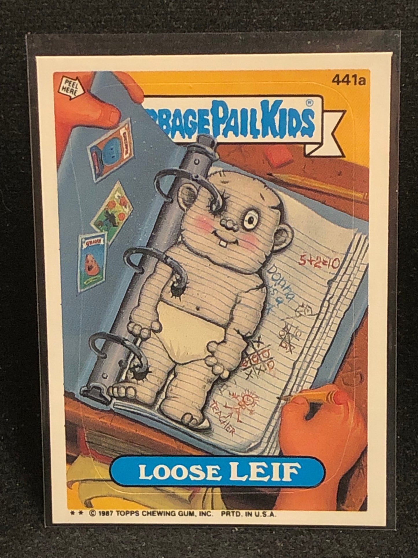 Garbage Pail Kids Original Series 11 (os11) 441a Loose Leif