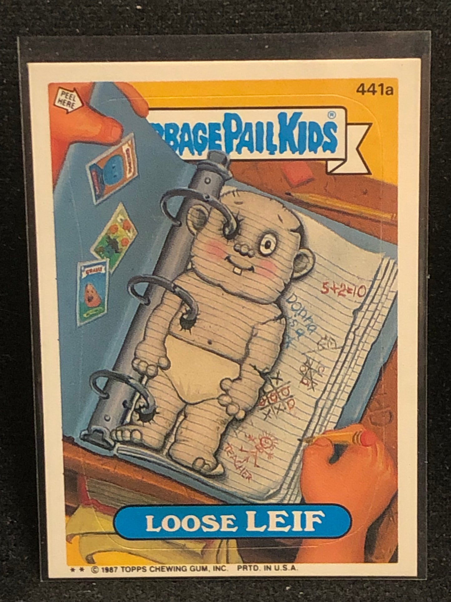 Garbage Pail Kids Original Series 11 (os11) 441a Loose Leif