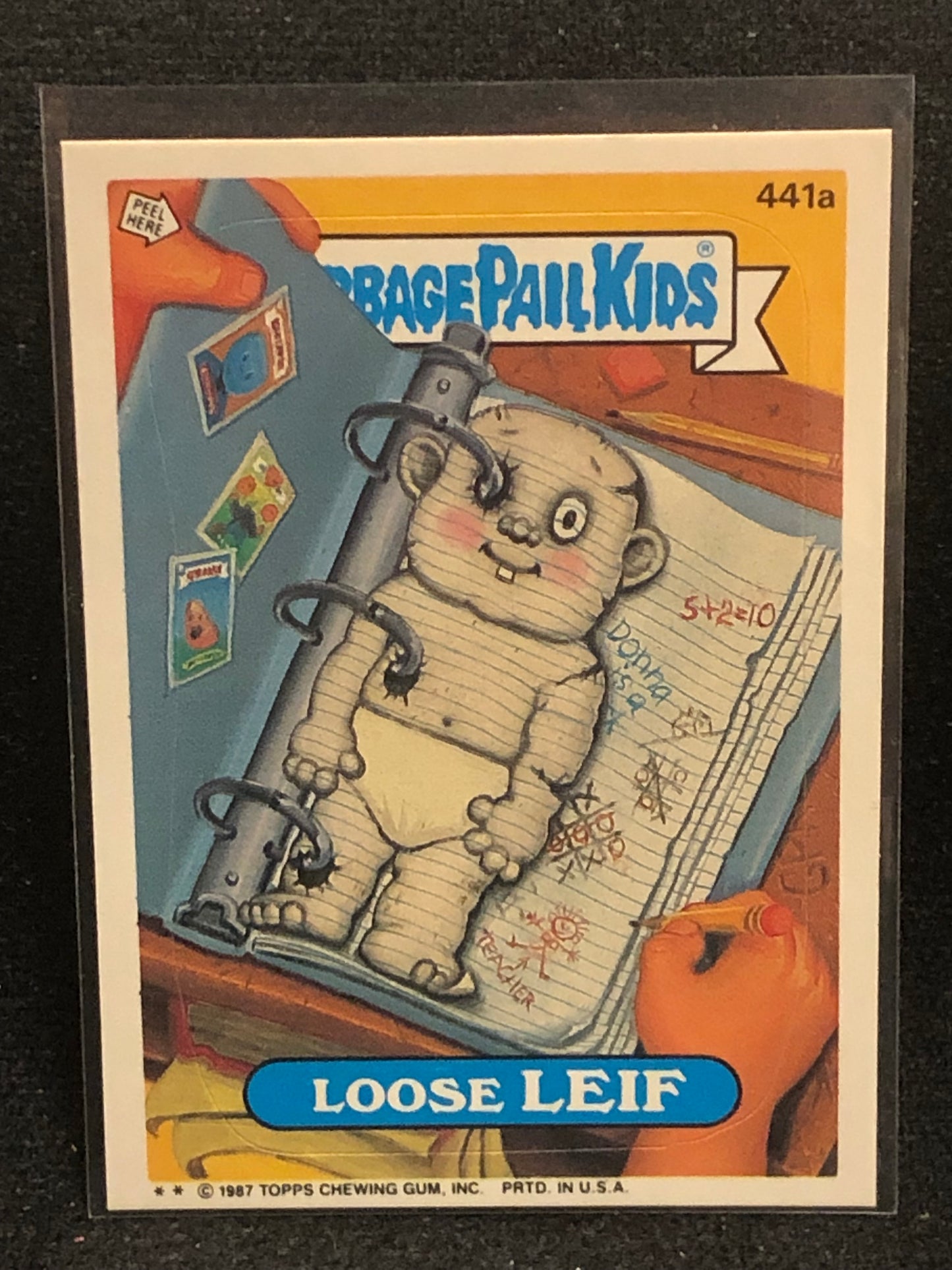 Garbage Pail Kids Original Series 11 (os11) 441a Loose Leif