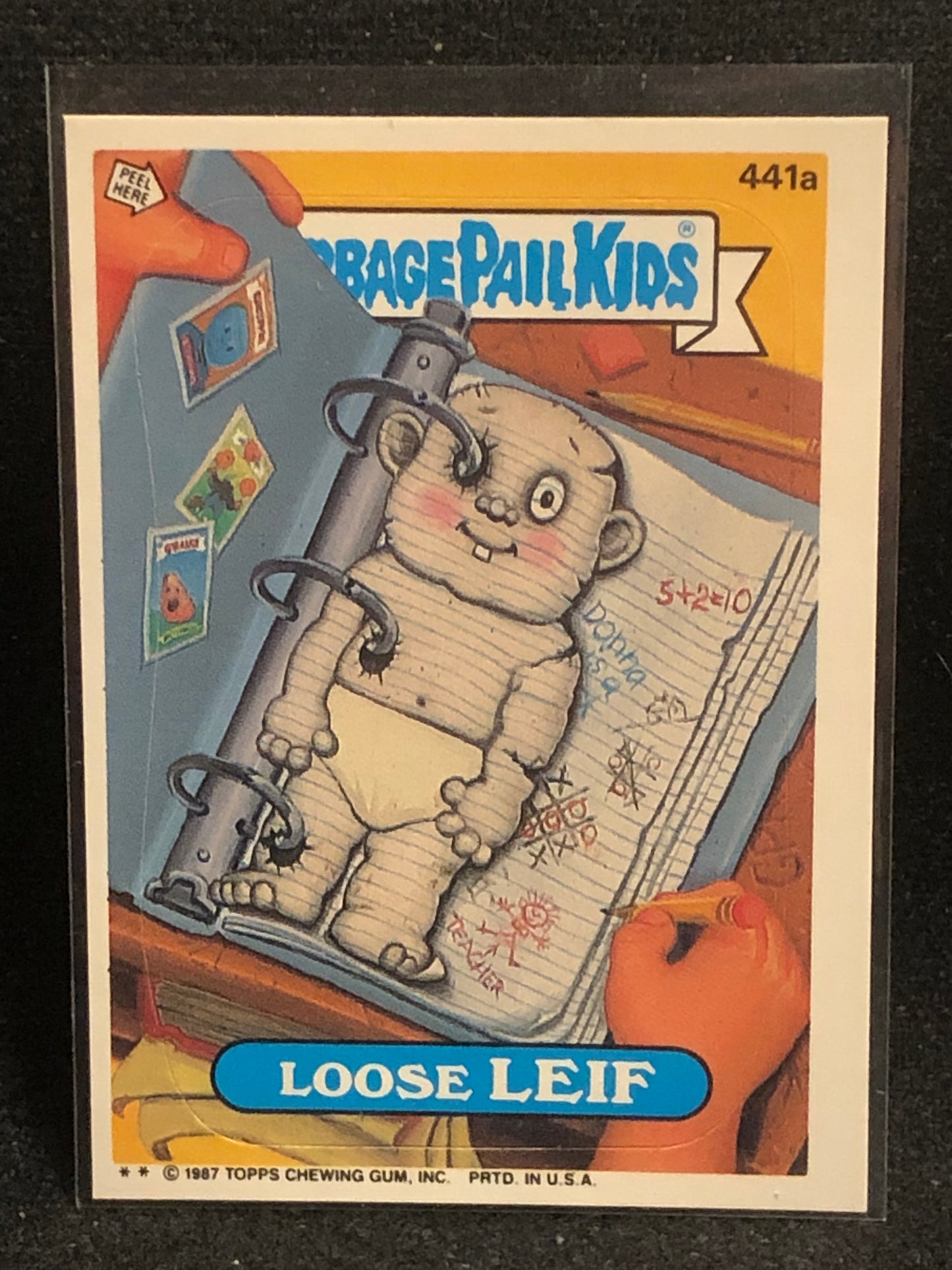 Garbage Pail Kids Original Series 11 (os11) 441a Loose Leif