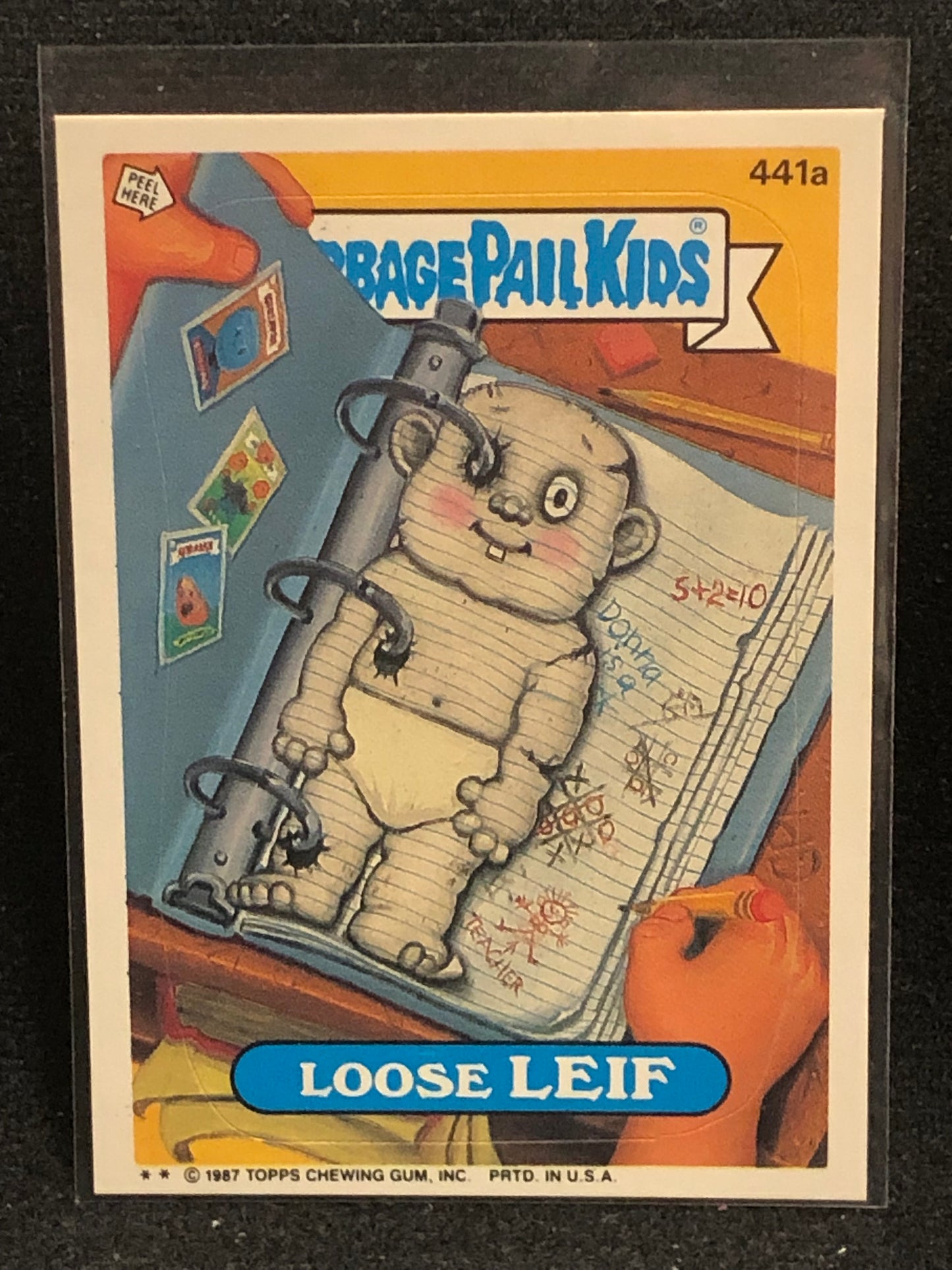 Garbage Pail Kids Original Series 11 (os11) 441a Loose Leif