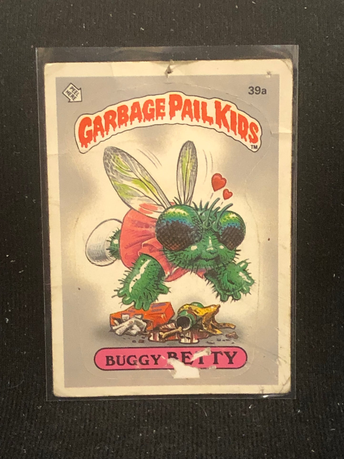 Garbage Pail Kids Original Series 1 (os1) 39a Buggy Betty