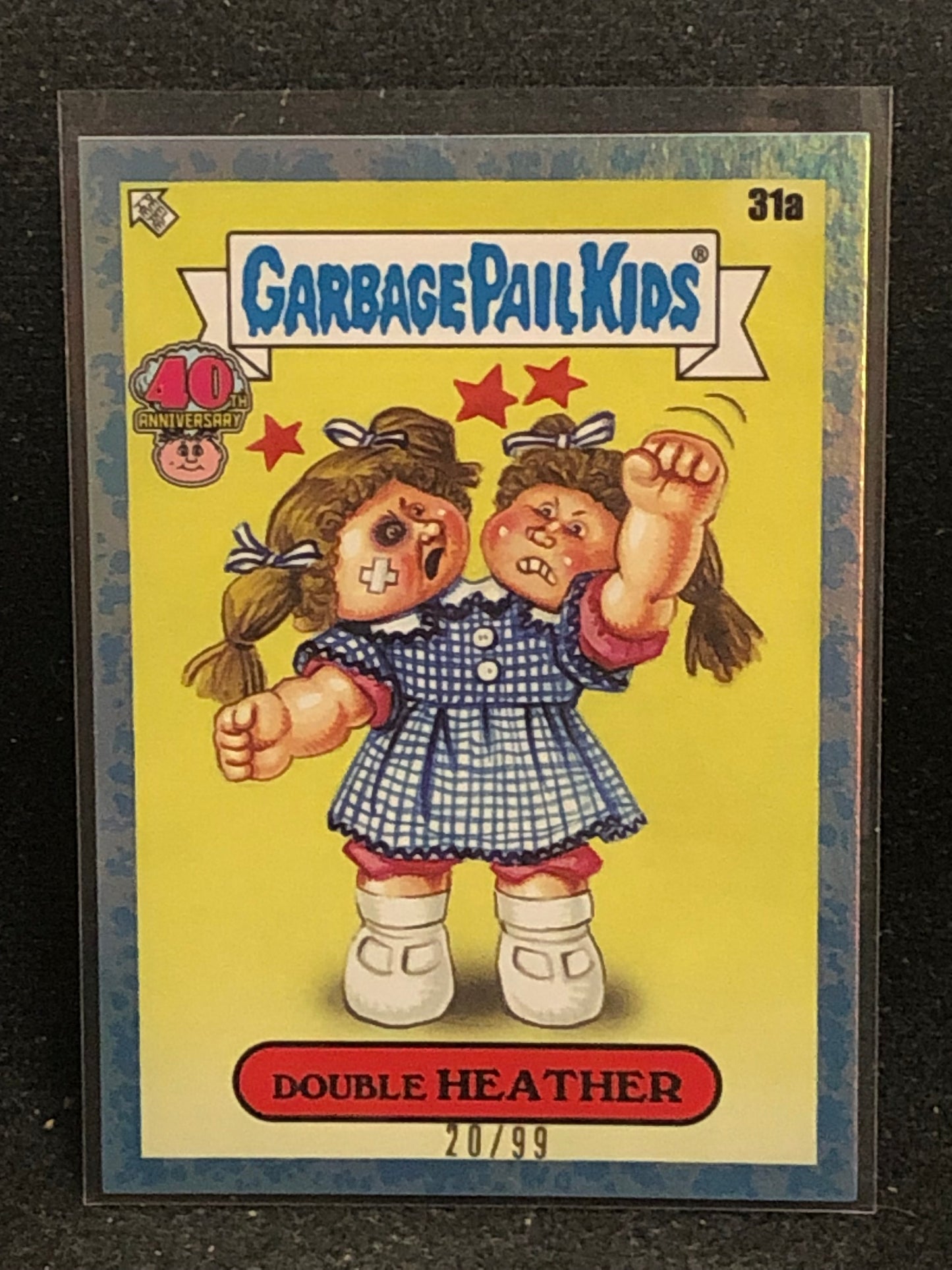 Garbage Pail Kids 40th Anniversary U-PICK Aqua Border /99 Singles
