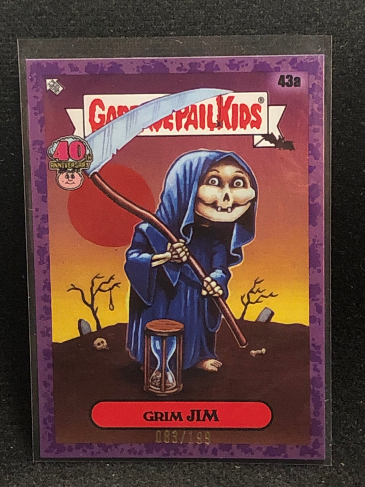 Garbage Pail Kids 40th Anniversary U-PICK Purple Border /199 Singles