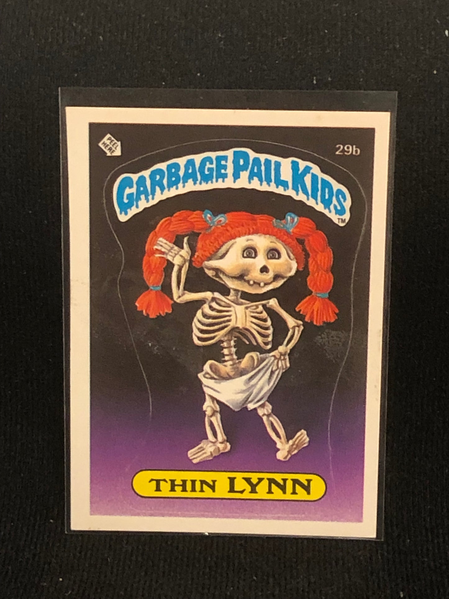 Garbage Pail Kids Original Series 1 (os1) 29a Bony Joanie