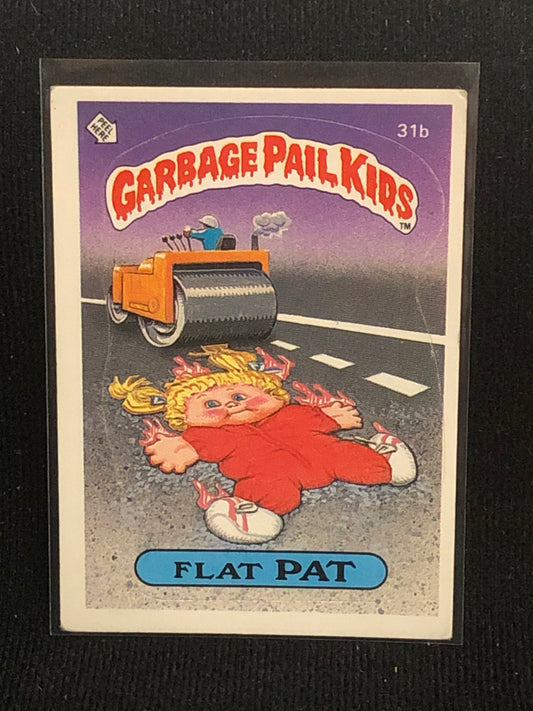 Garbage Pail Kids Original Series 1 (os1) 31b Flat Pat