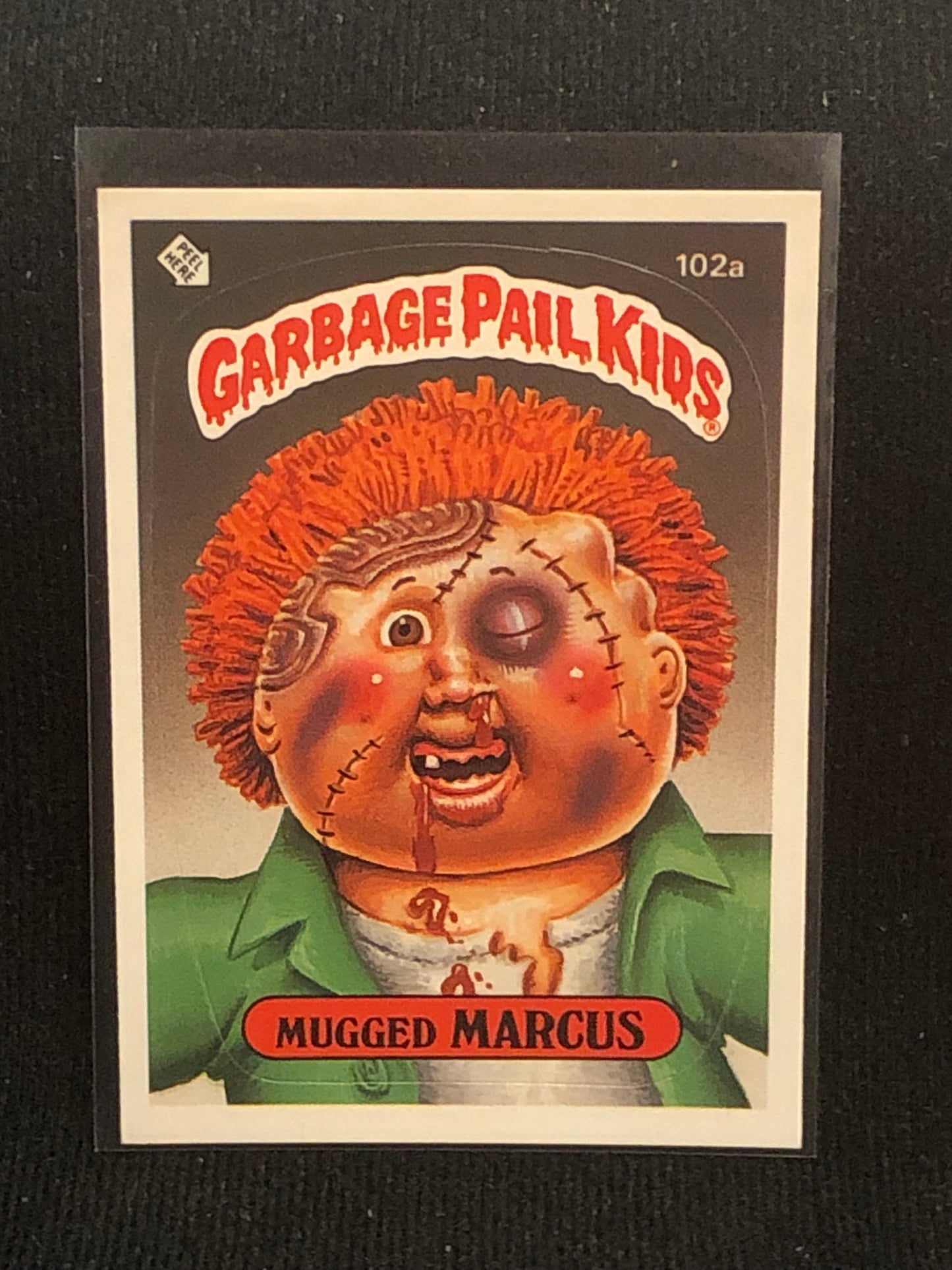 Garbage Pail Kids Original Series 3 (os3) 102a Mugged Marcus