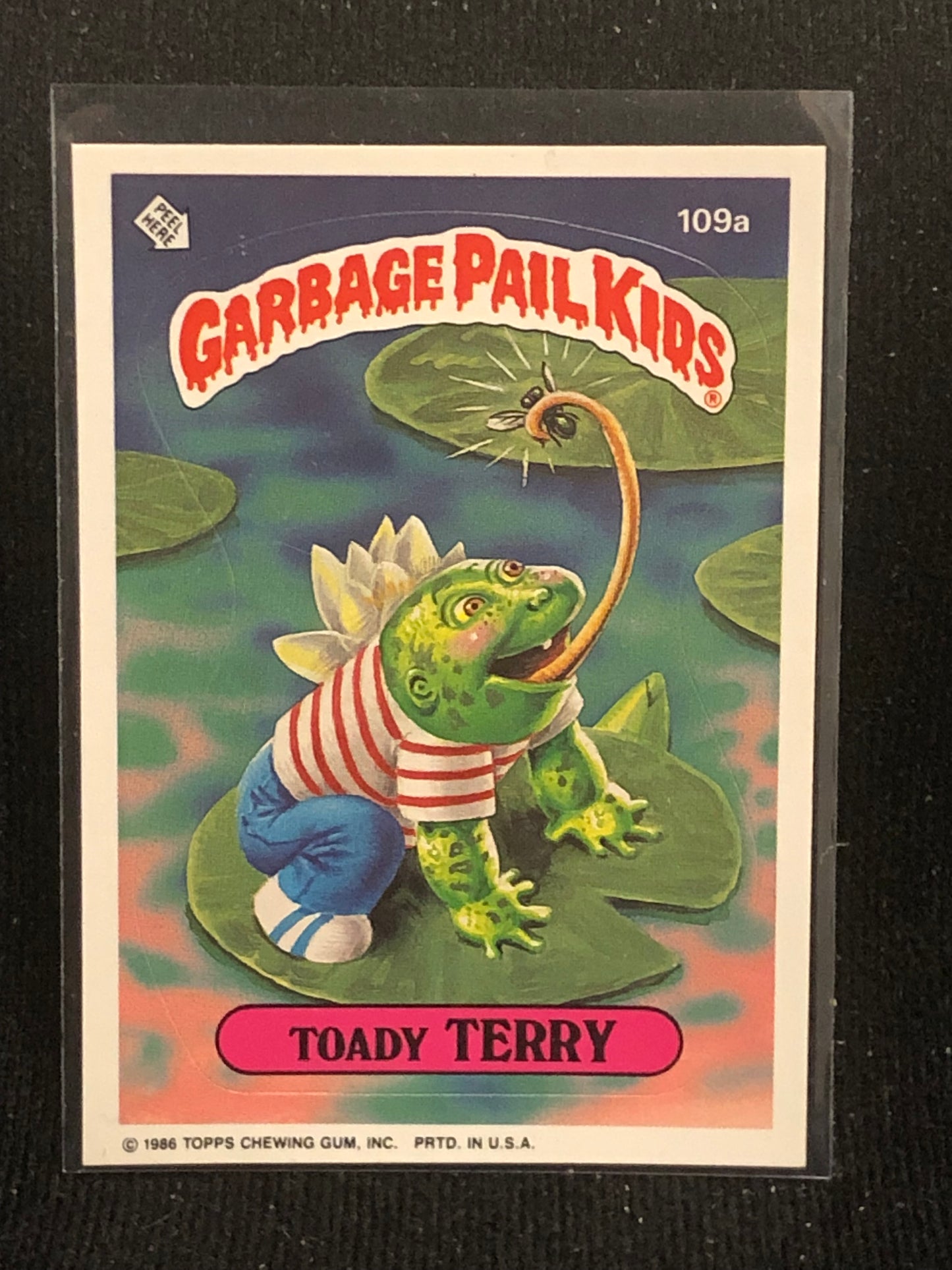 Garbage Pail Kids Original Series 3 (os3) 109a Toady Terry