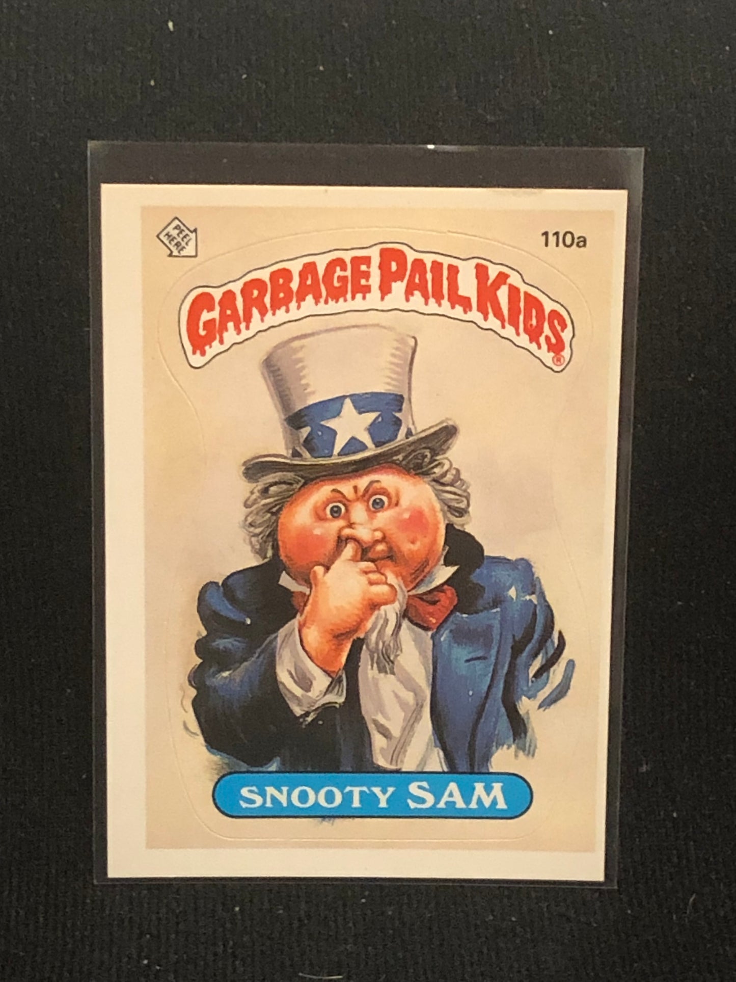 Garbage Pail Kids Original Series 3 (os3) 110a Snooty Sam