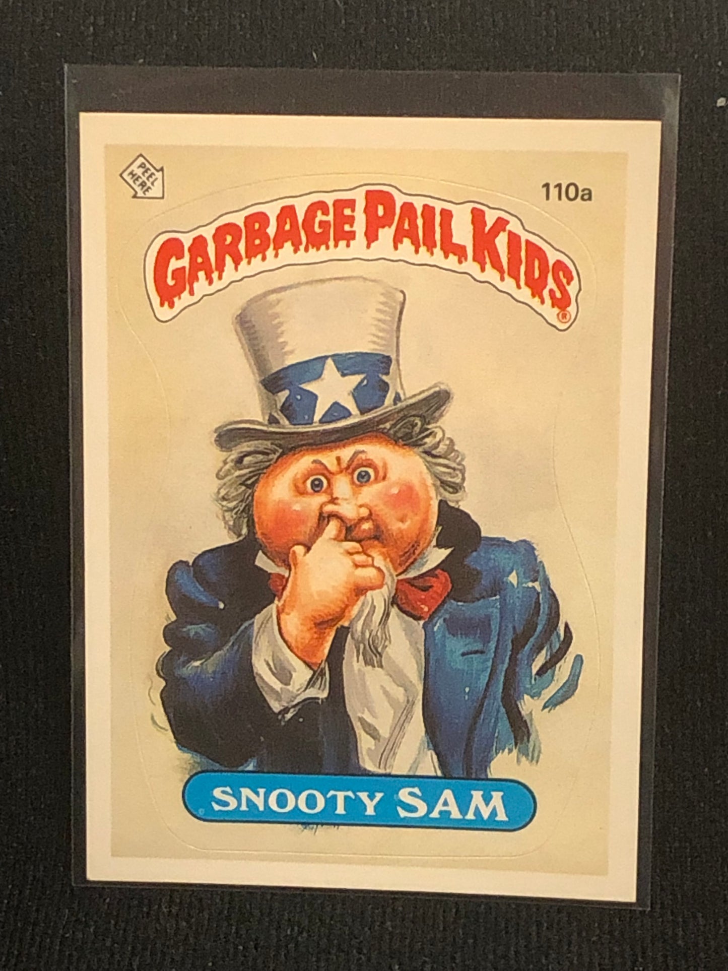 Garbage Pail Kids Original Series 3 (os3) 110a Snooty Sam