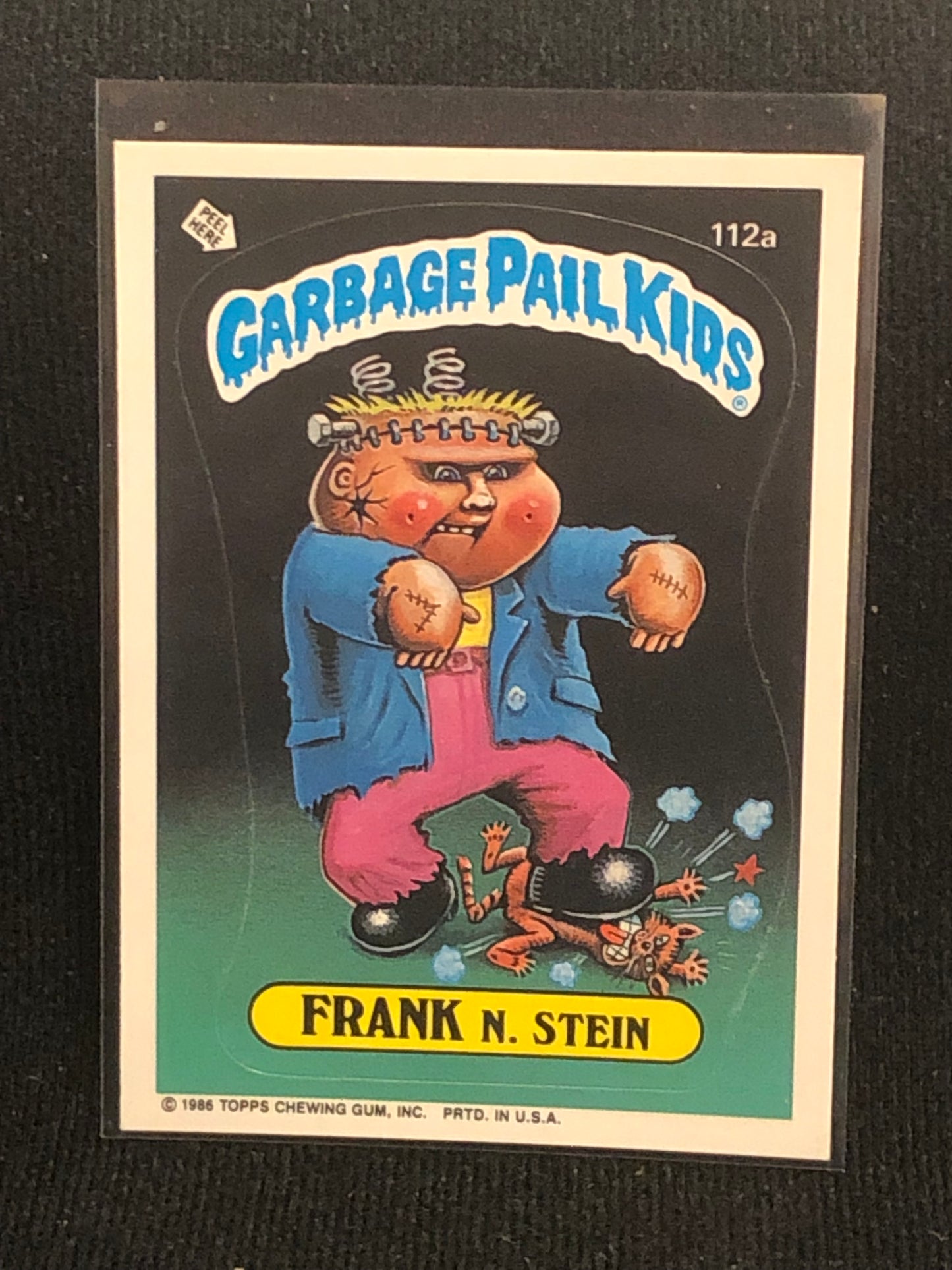 Garbage Pail Kids Original Series 3 (os3) 112A Frank N Stein