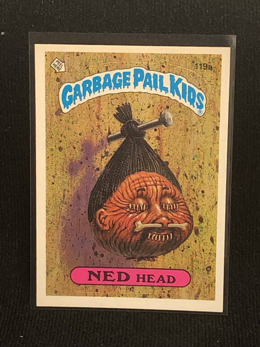 Garbage Pail Kids Original Series 3 (os3) 119a Ned Head