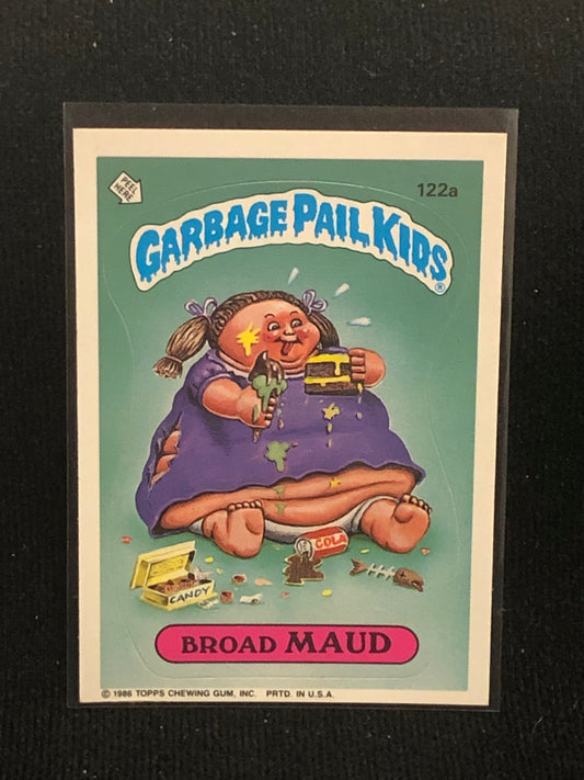 Garbage Pail Kids Original Series 3 (os3) 122a Broad Maud