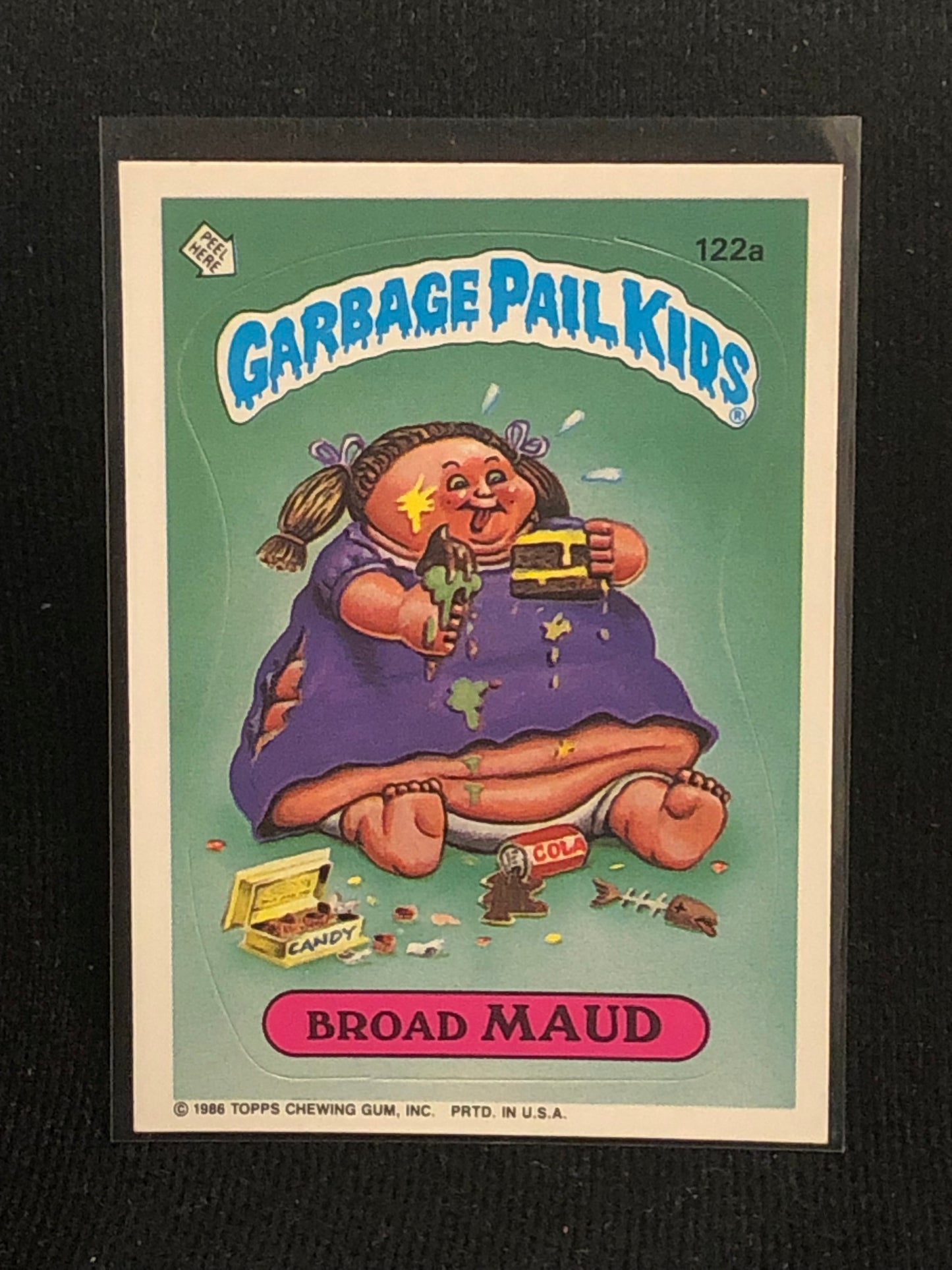 Garbage Pail Kids Original Series 3 (os3) 122a Broad Maud