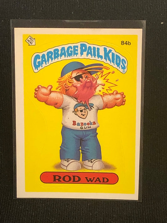 Garbage Pail Kids Original Series 3 (os3) 84b Rod Wad