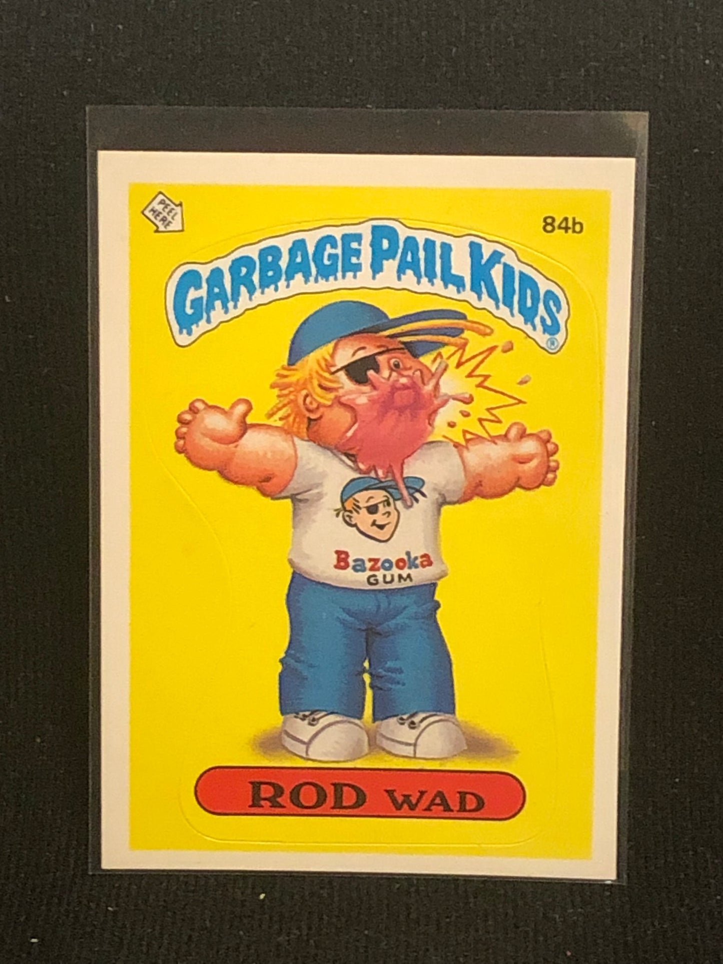 Garbage Pail Kids Original Series 3 (os3) 84b Rod Wad