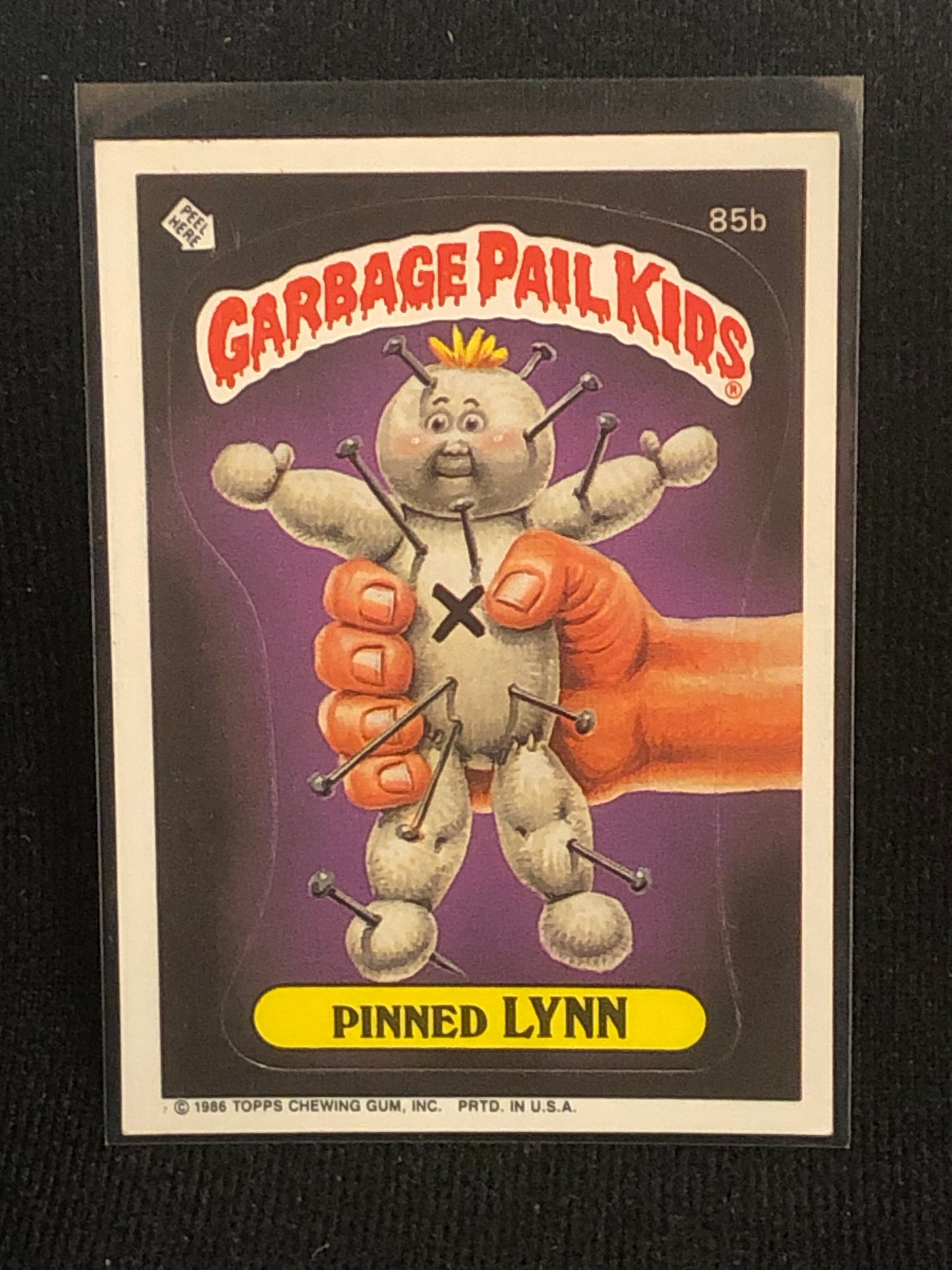 Garbage Pail Kids Original Series 3 (os3) 85b Pinned Lynn