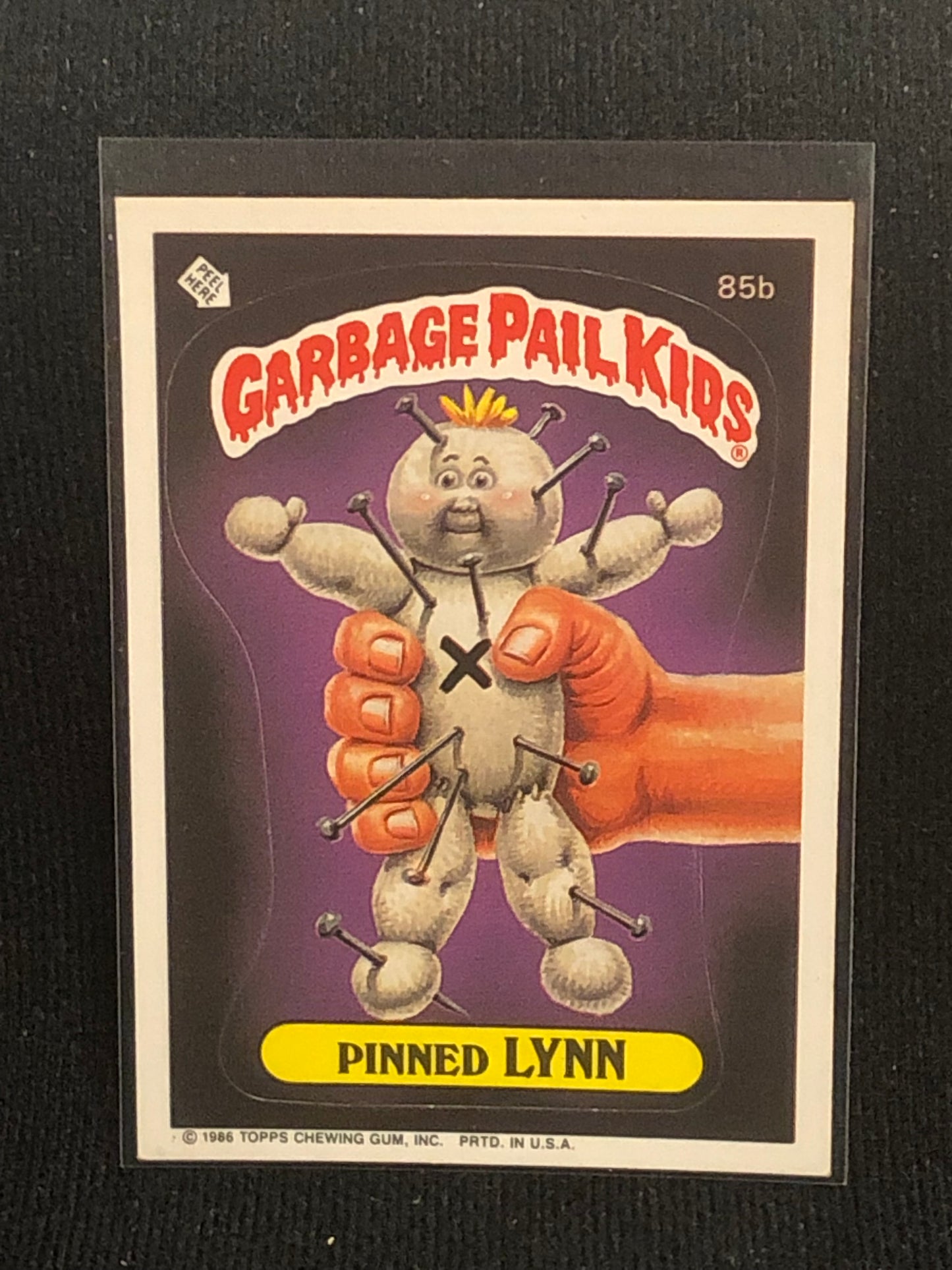 Garbage Pail Kids Original Series 3 (os3) 85b Pinned Lynn