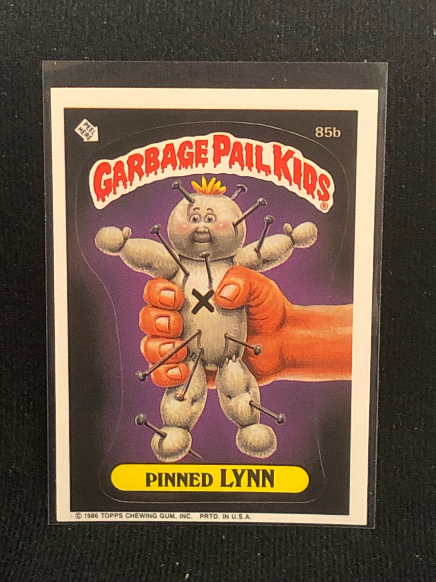 Garbage Pail Kids Original Series 3 (os3) 85b Pinned Lynn