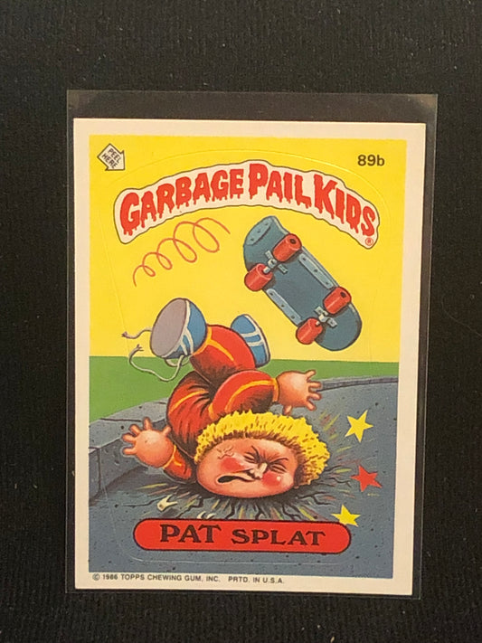 Garbage Pail Kids Original Series 3 (os3) 89b Pat Splat