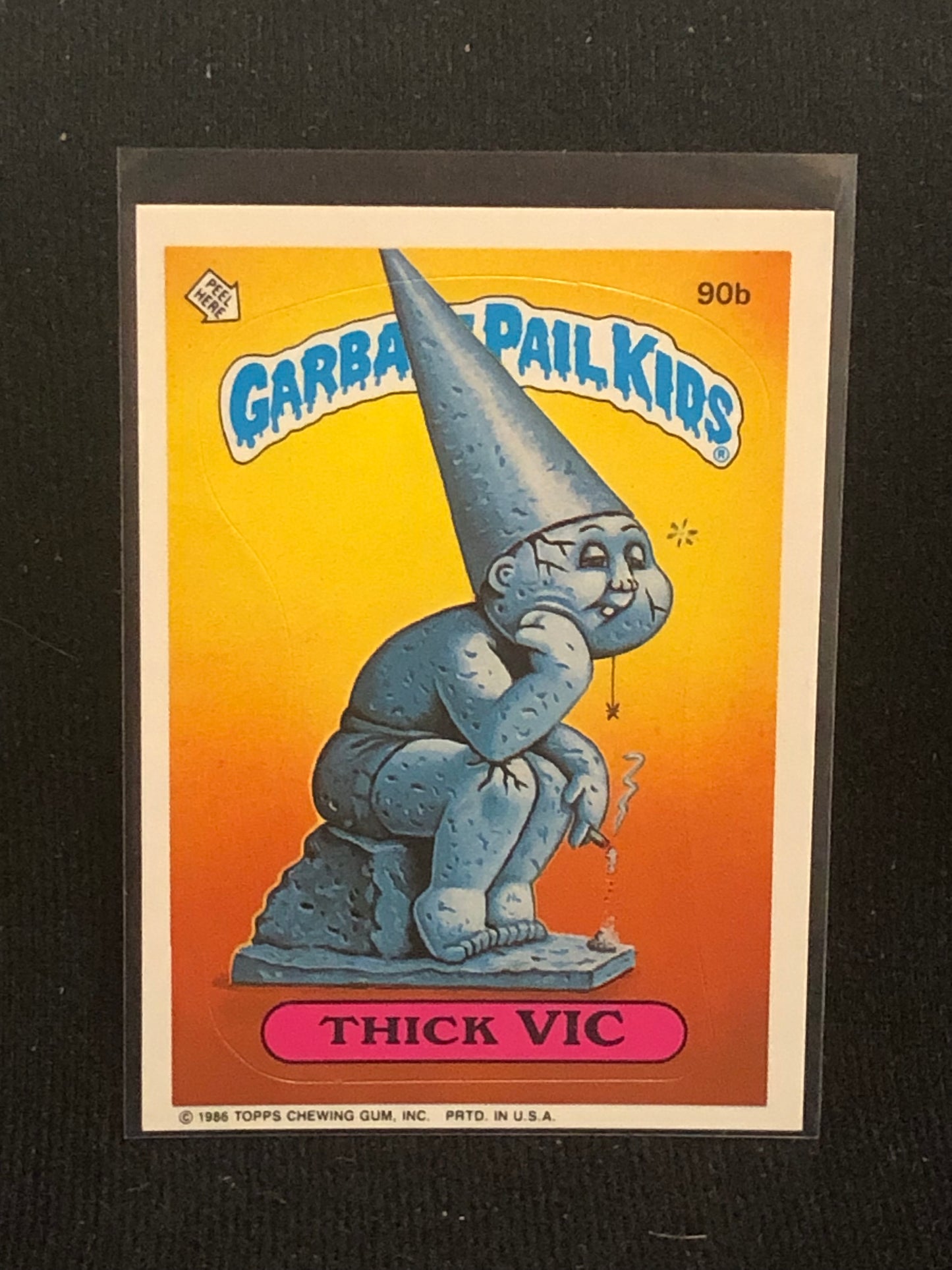 Garbage Pail Kids Original Series 3 (os3) 90b Thick Vic