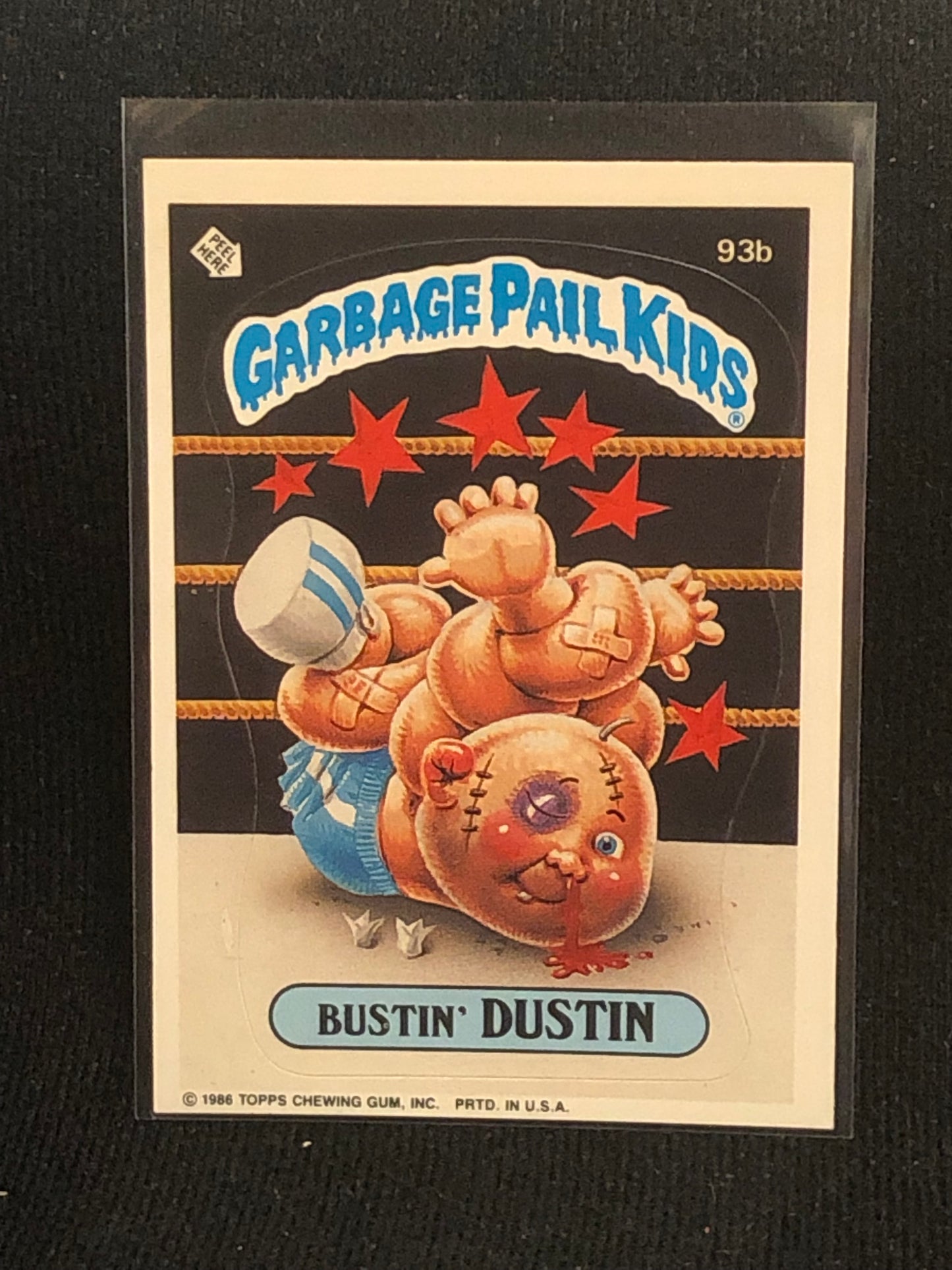 Garbage Pail Kids Original Series 3 (os3) 93b Bustin Dustin