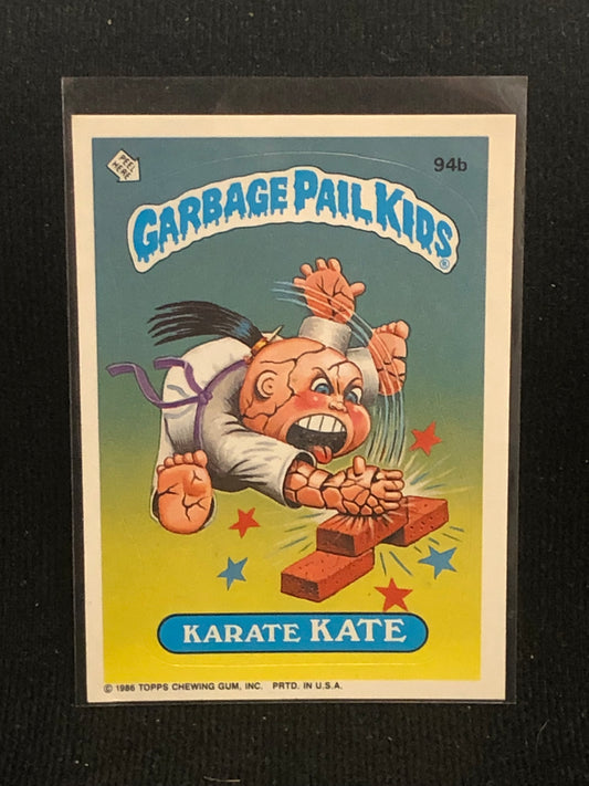 Garbage Pail Kids Original Series 3 (os3) 94b Karate Kate