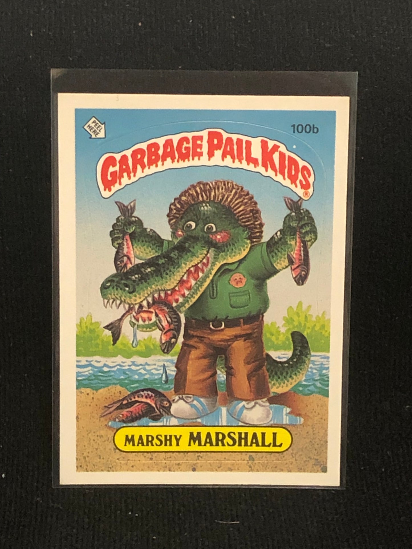 Garbage Pail Kids Original Series 3 (os3) 100b Marshy Marshall