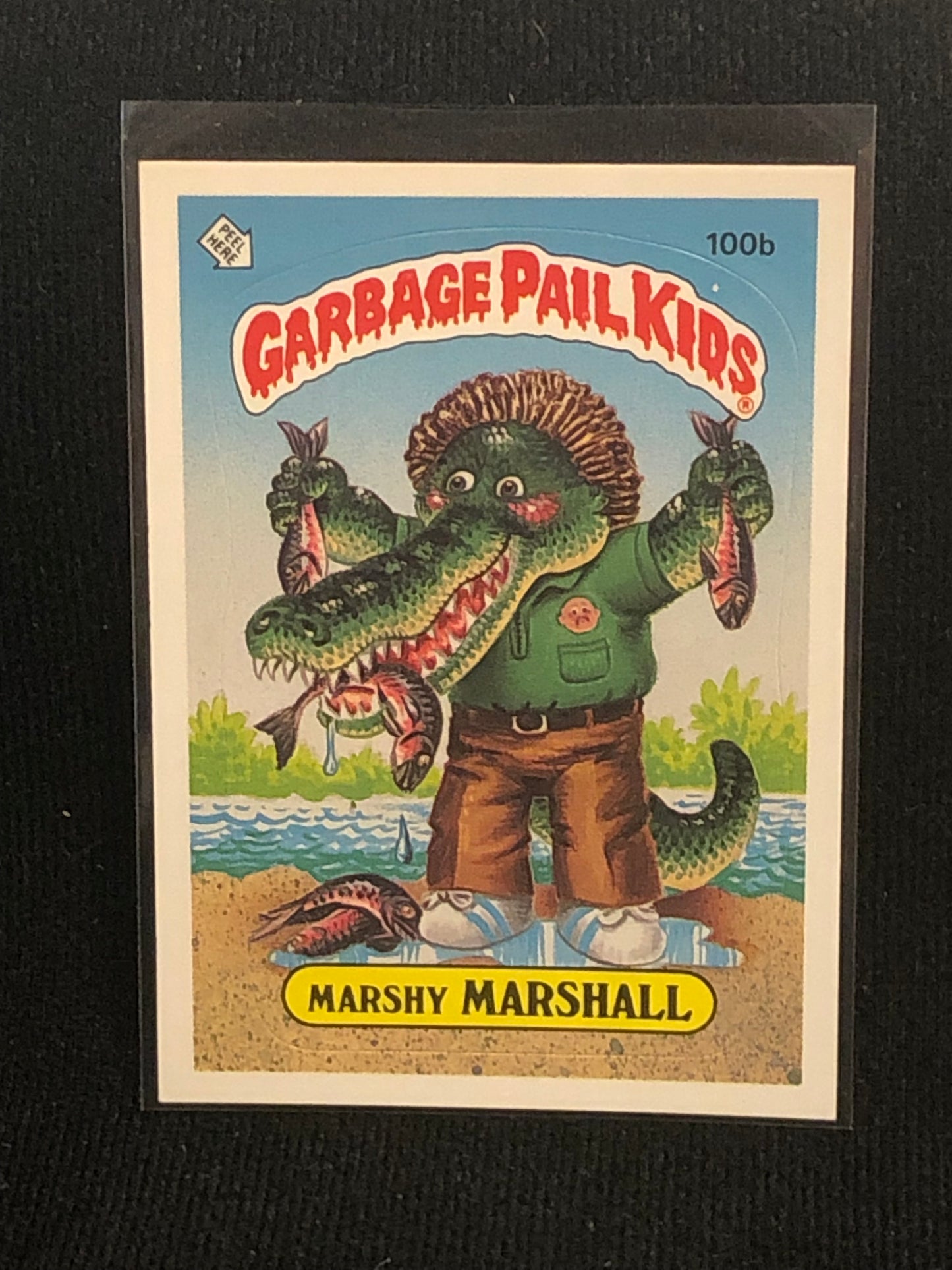 Garbage Pail Kids Original Series 3 (os3) 100b Marshy Marshall