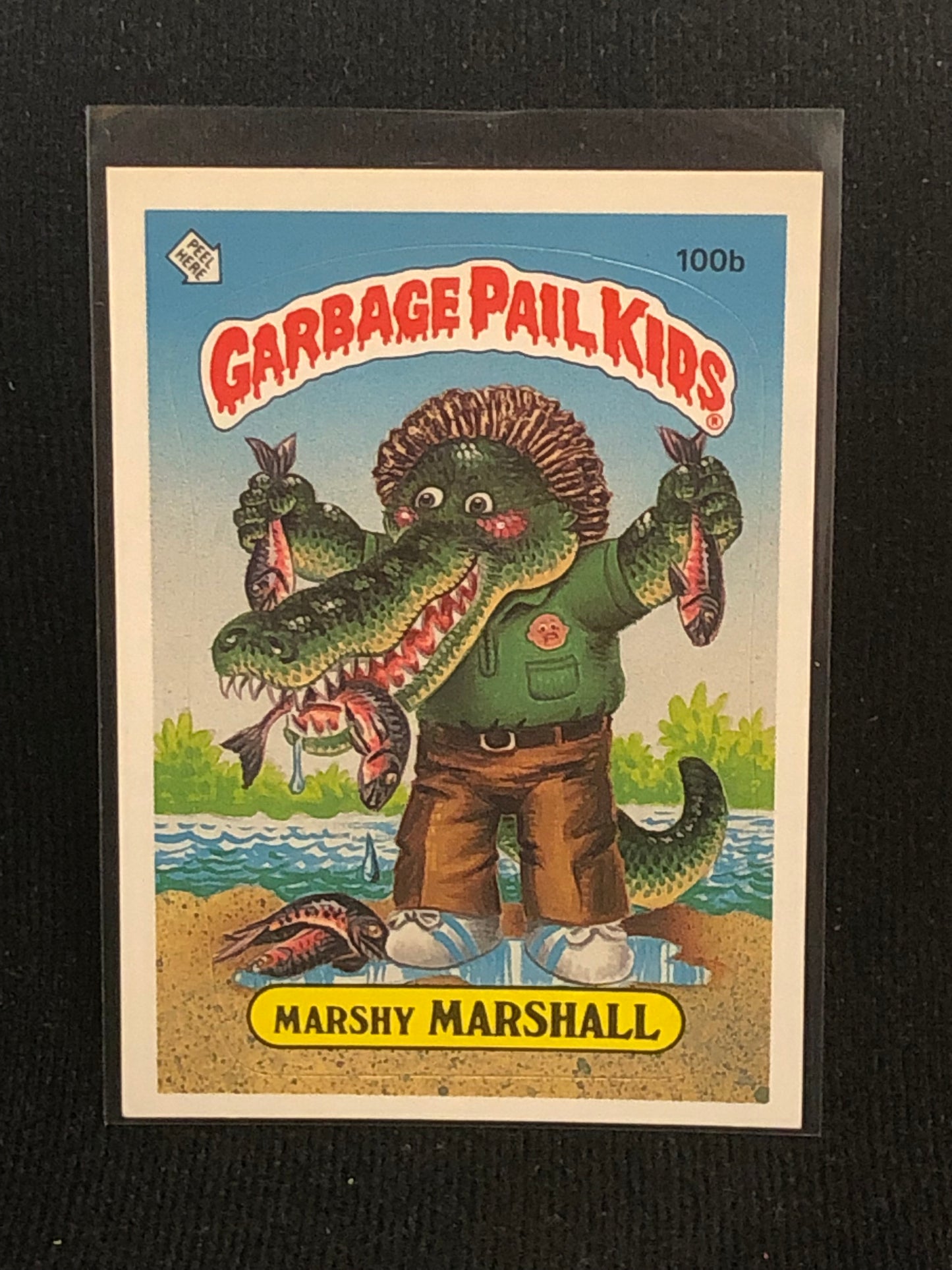 Garbage Pail Kids Original Series 3 (os3) 100b Marshy Marshall