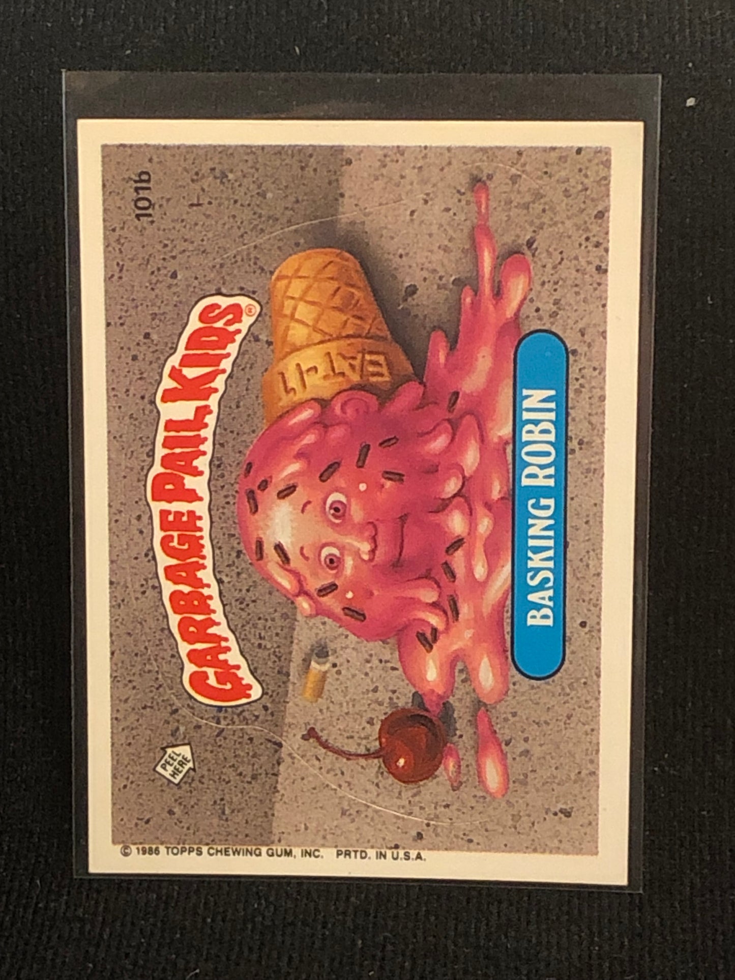 Garbage Pail Kids Original Series 3 (os3) 101b Basking Robin