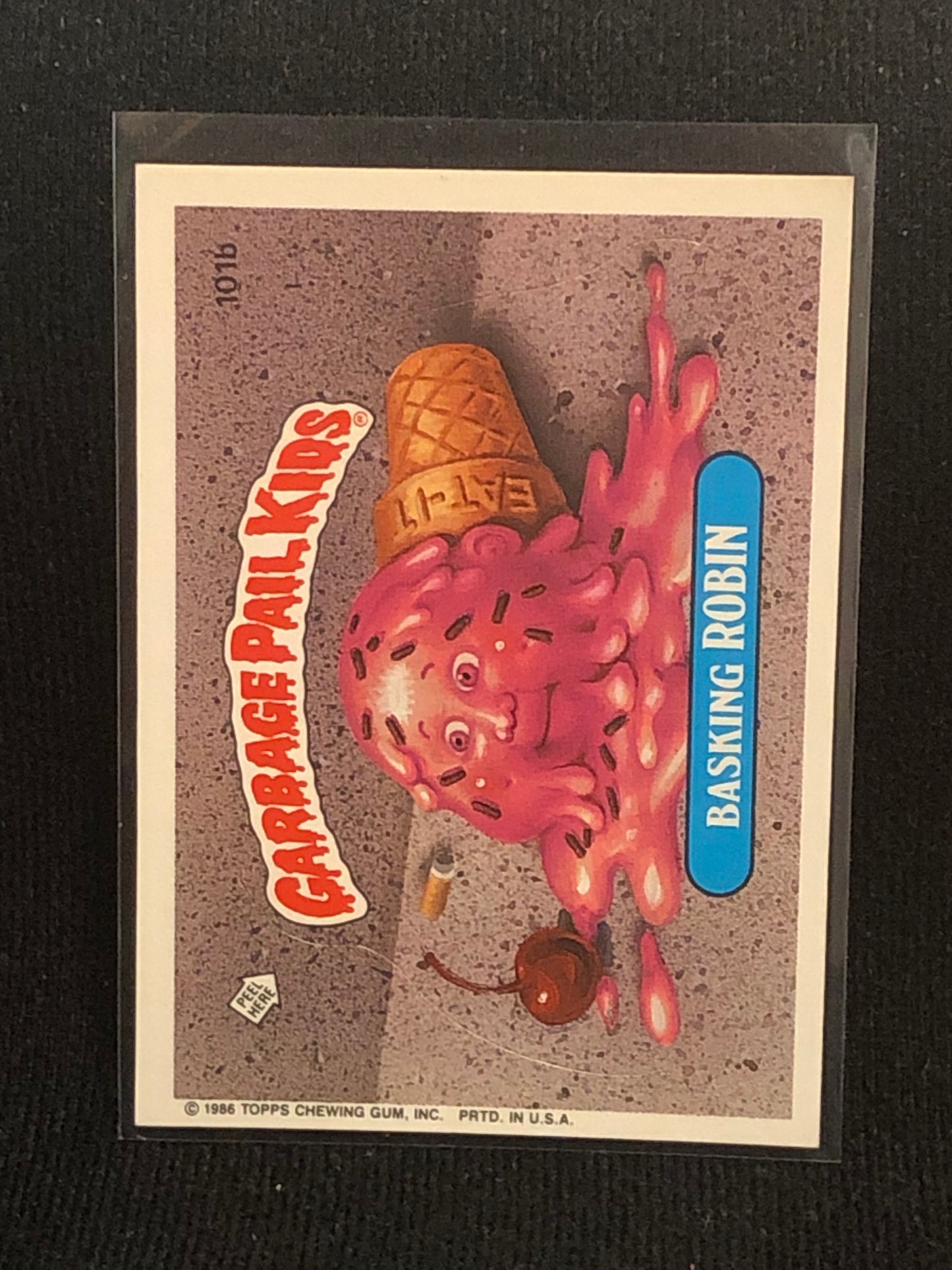 Garbage Pail Kids Original Series 3 (os3) 101b Basking Robin