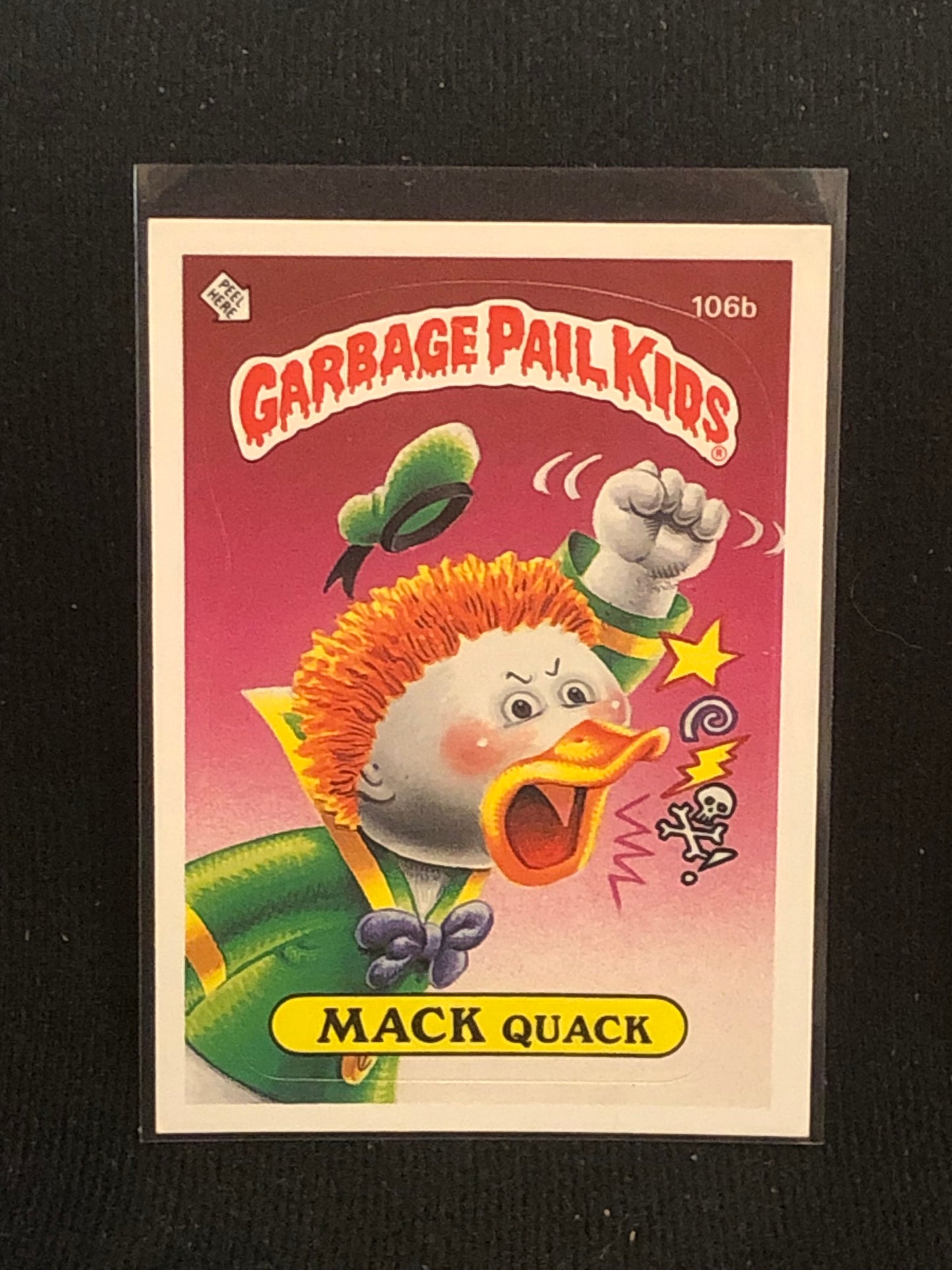 Garbage Pail Kids Original Series 3 (os3) 106b Mack Quack