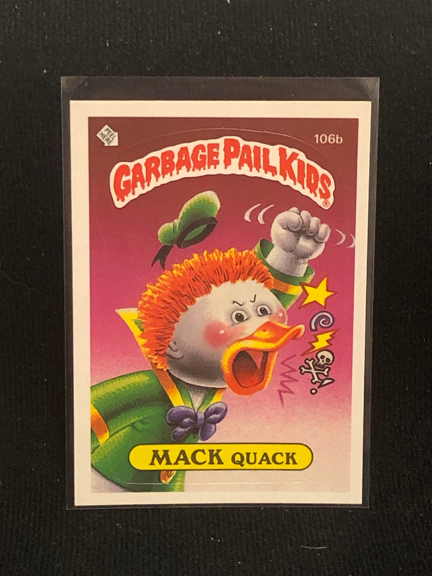 Garbage Pail Kids Original Series 3 (os3) 106b Mack Quack