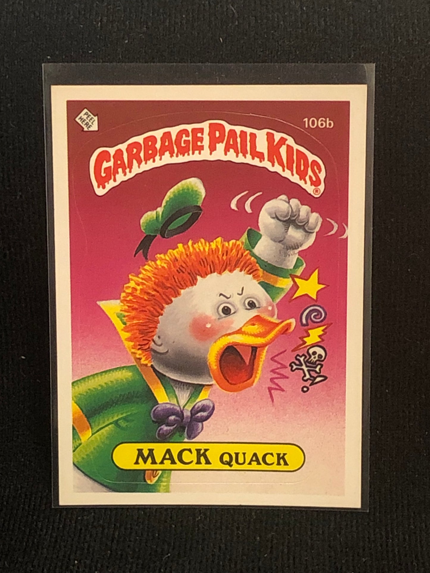 Garbage Pail Kids Original Series 3 (os3) 106b Mack Quack